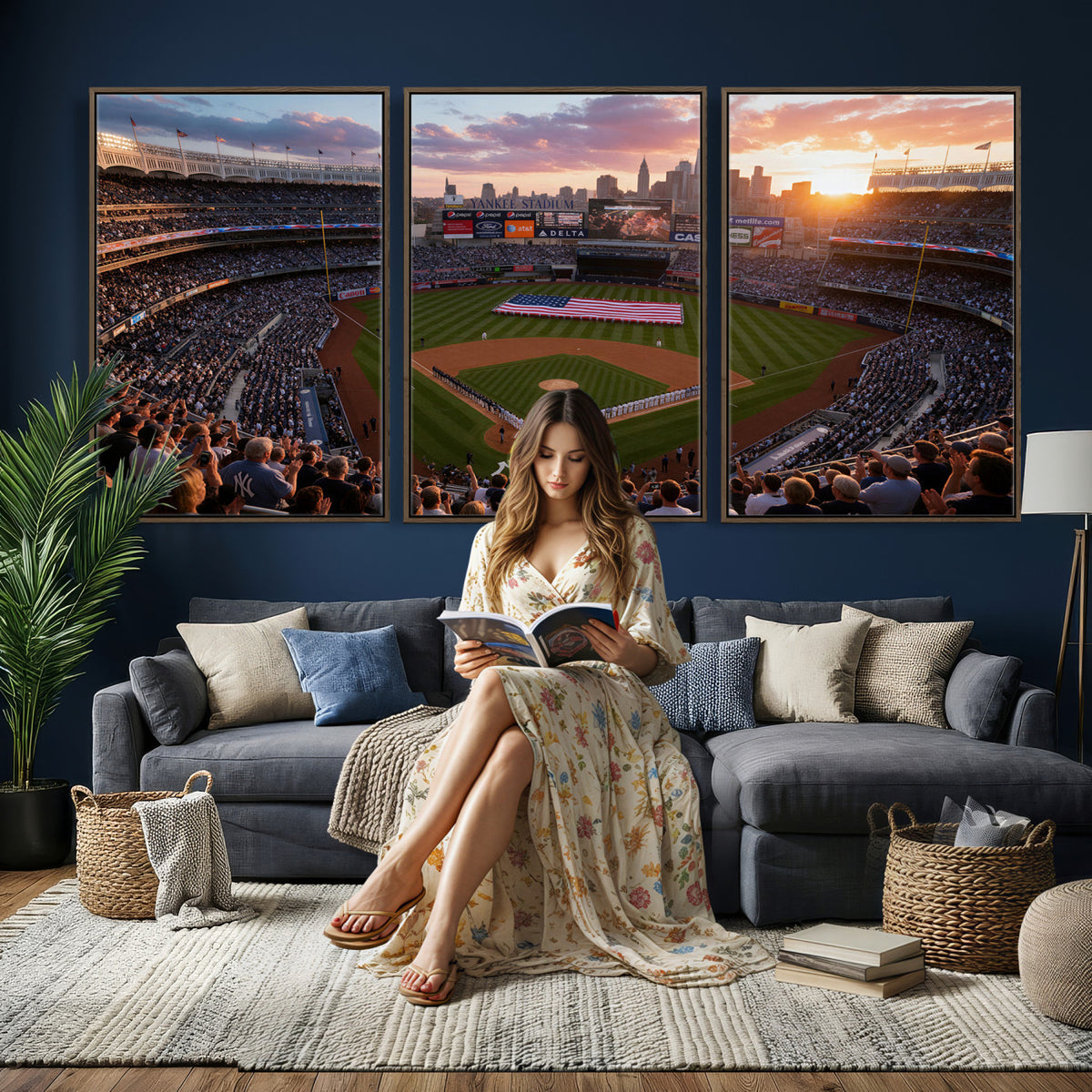 43632742-MGV-CV-36X24 - Stadium Wall Art Canvas Print