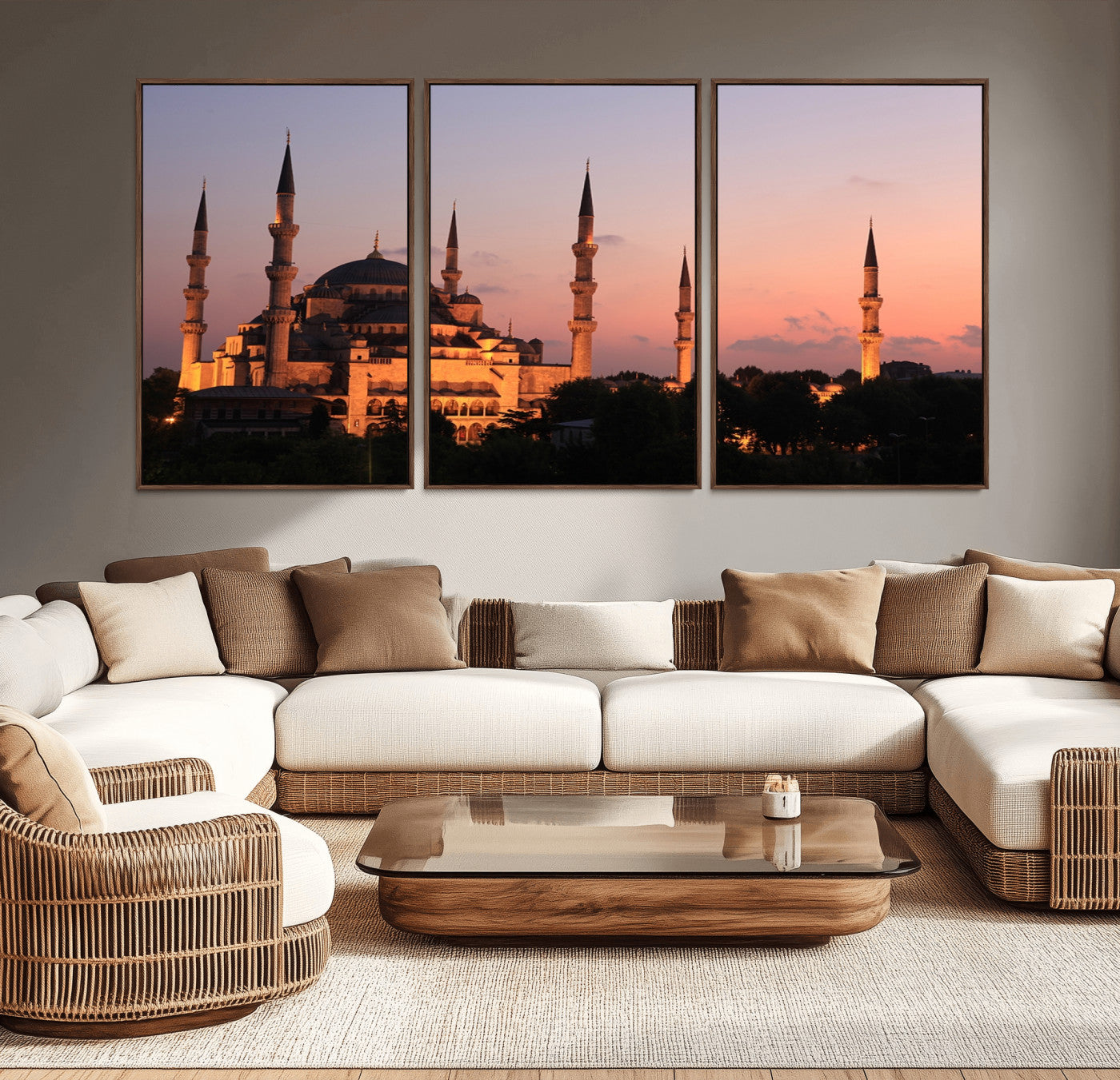 84360-MGV-CV-36X24-Wall Art Turkey Istanbul Skyline Canvas Print