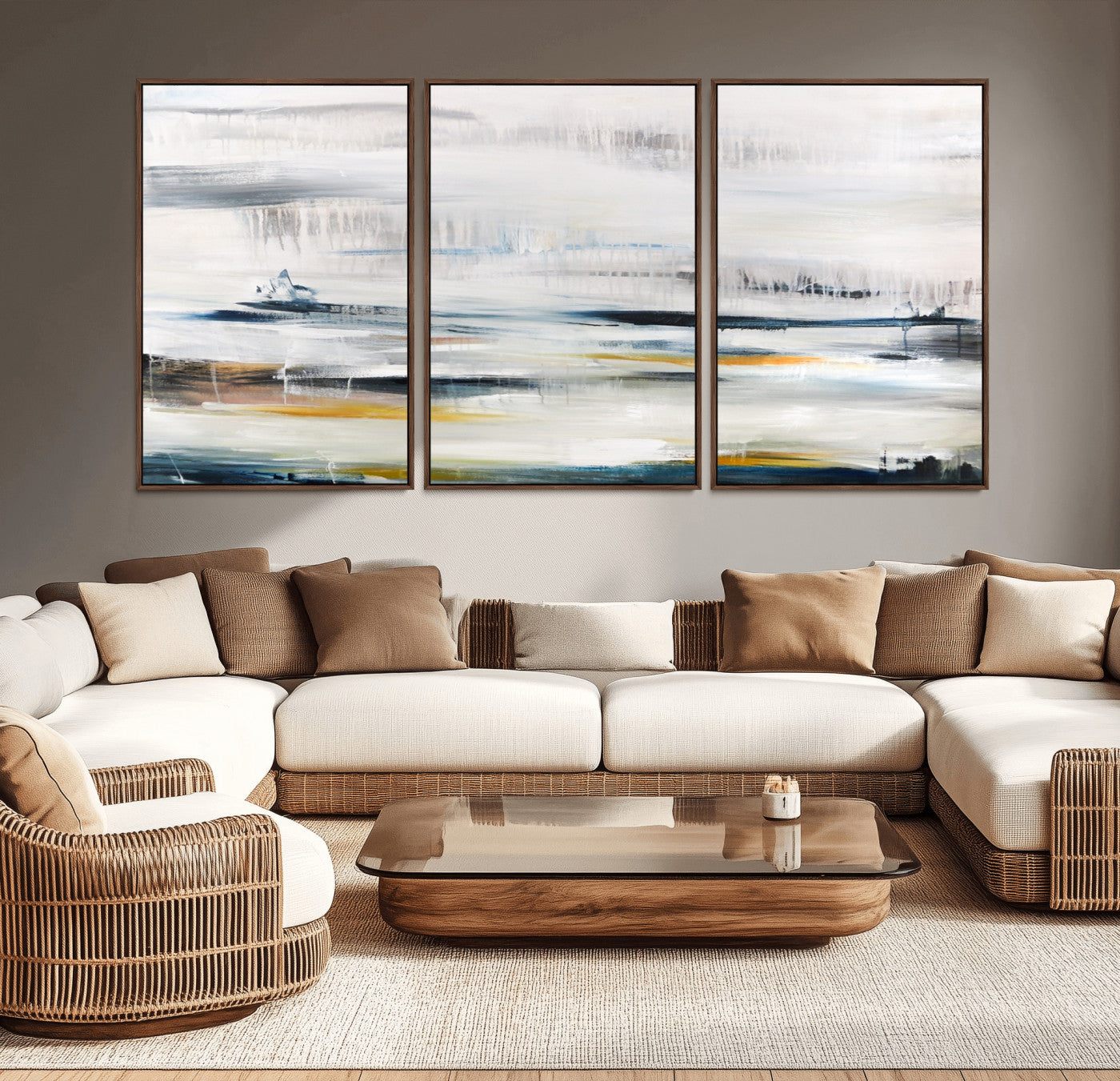 74932-MGV-CV-36X24-Soft Color Abstract Canvas Print