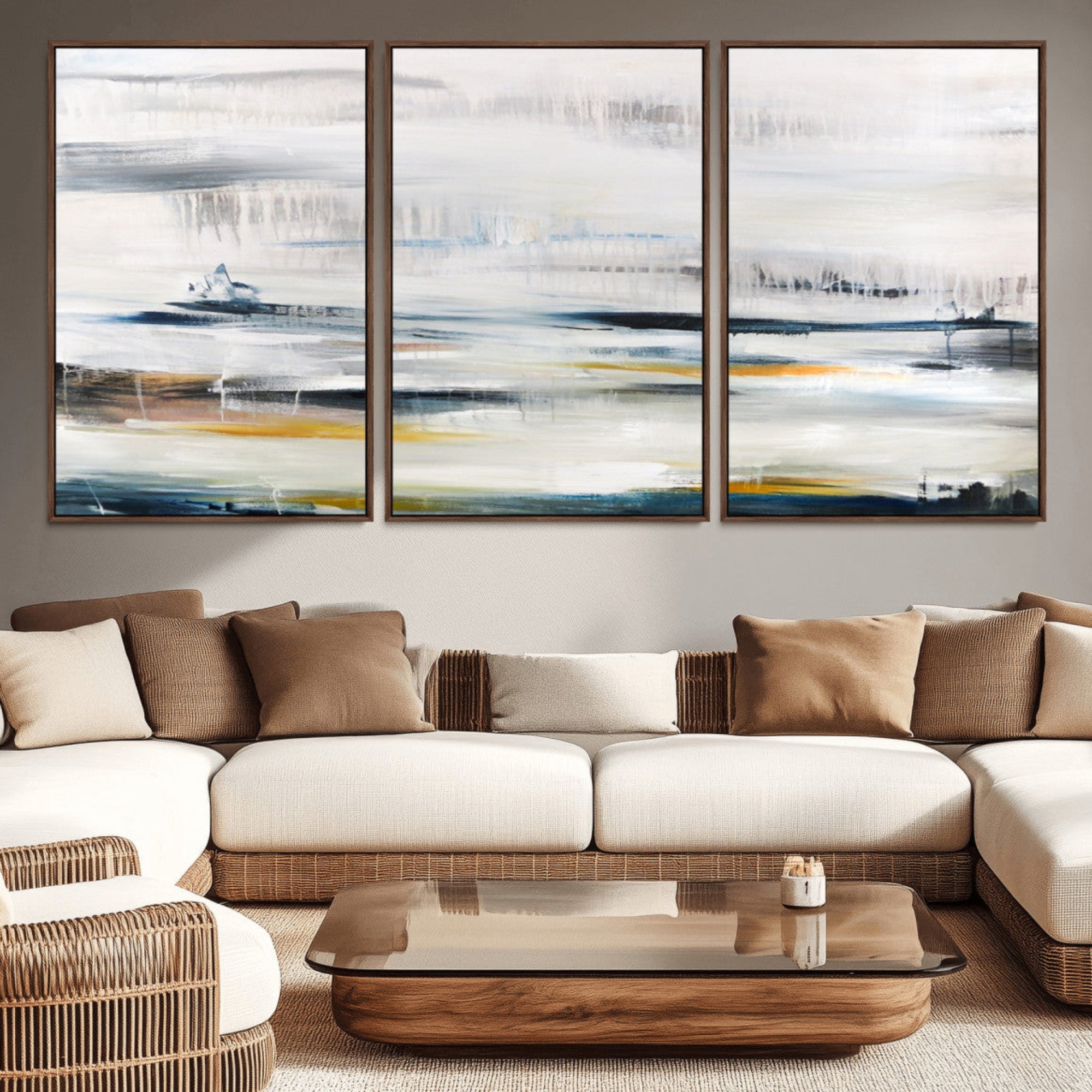 74932-MGV-CV-36X24-Soft Color Abstract Canvas Print