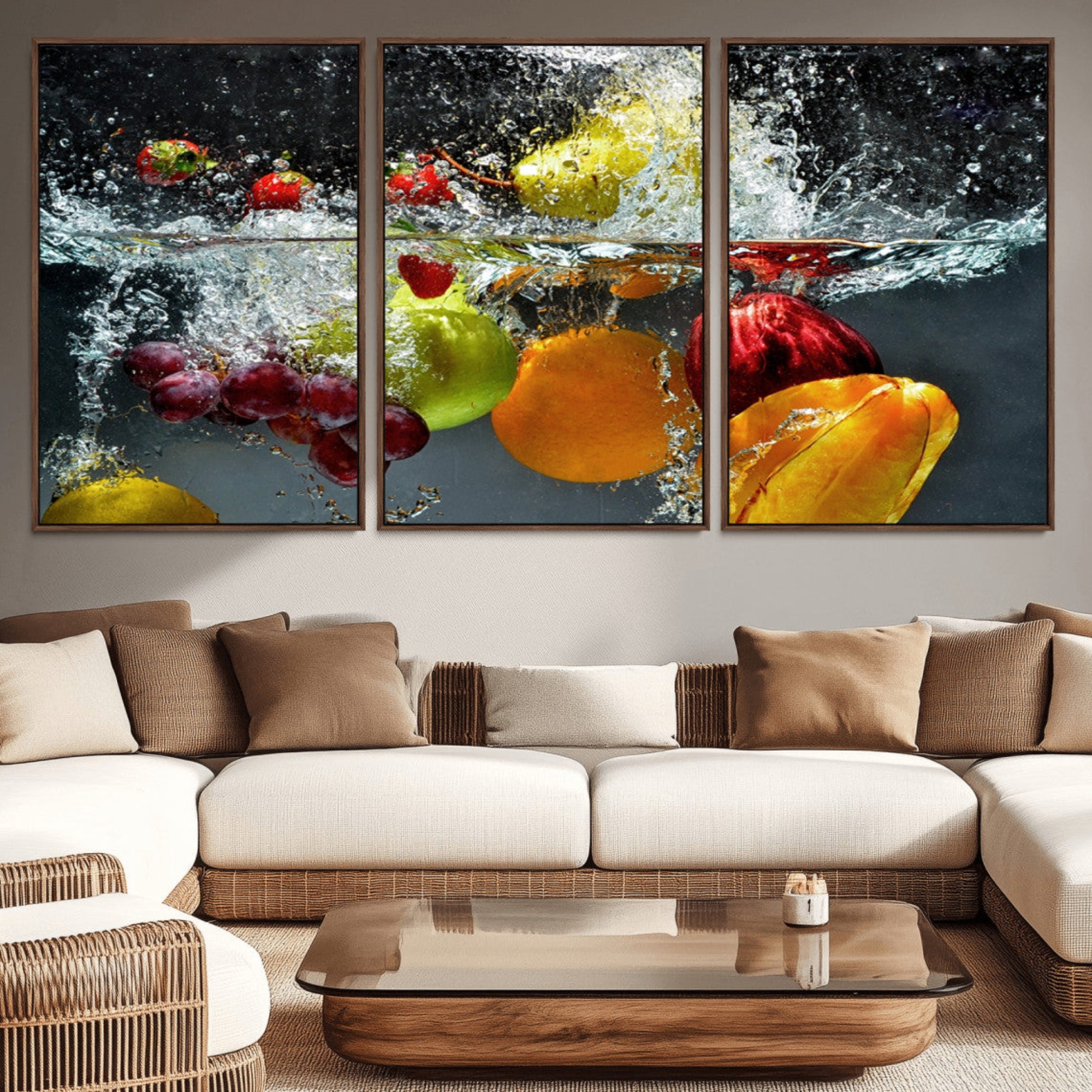23381-MGV-CV-36X24-Kithen Vegetables World Wall Art Canvas Print