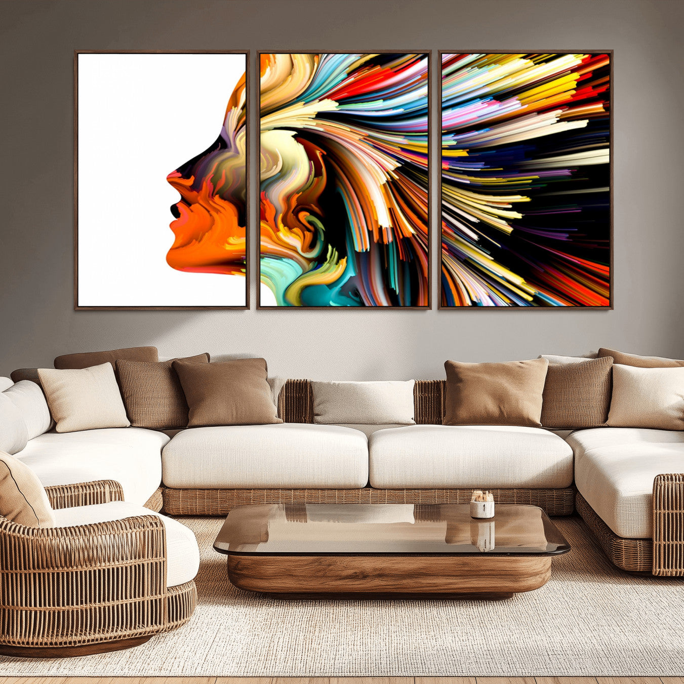 -Profile Colors Canvas Print