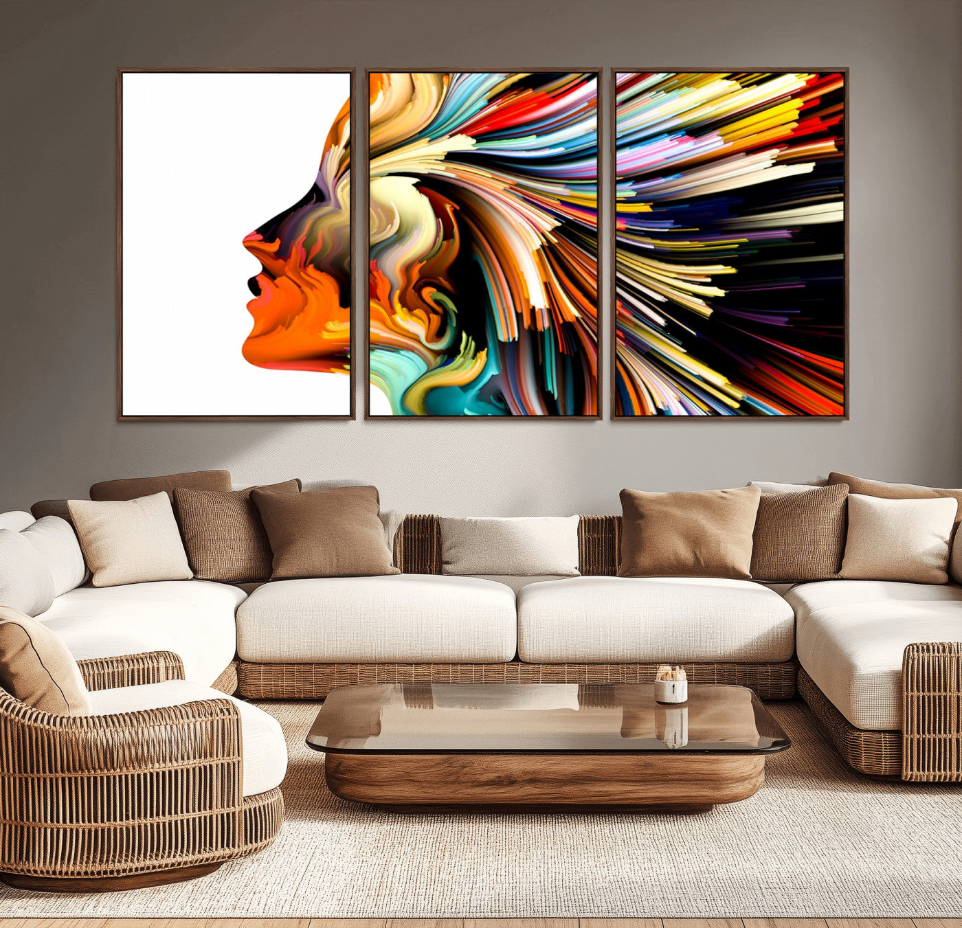 -Profile Colors Canvas Print