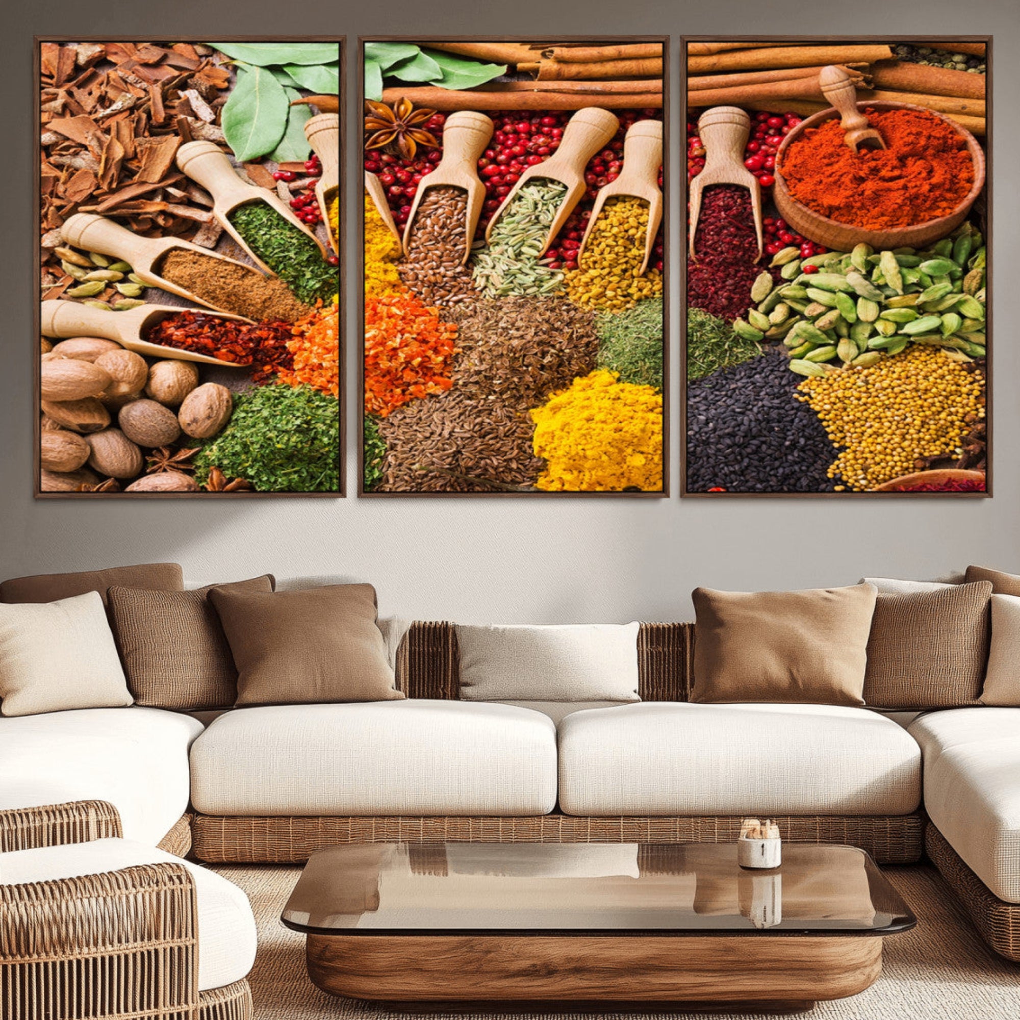 53954-MGV-CV-36X24-Spices Kitchen Wall Art Canvas Print