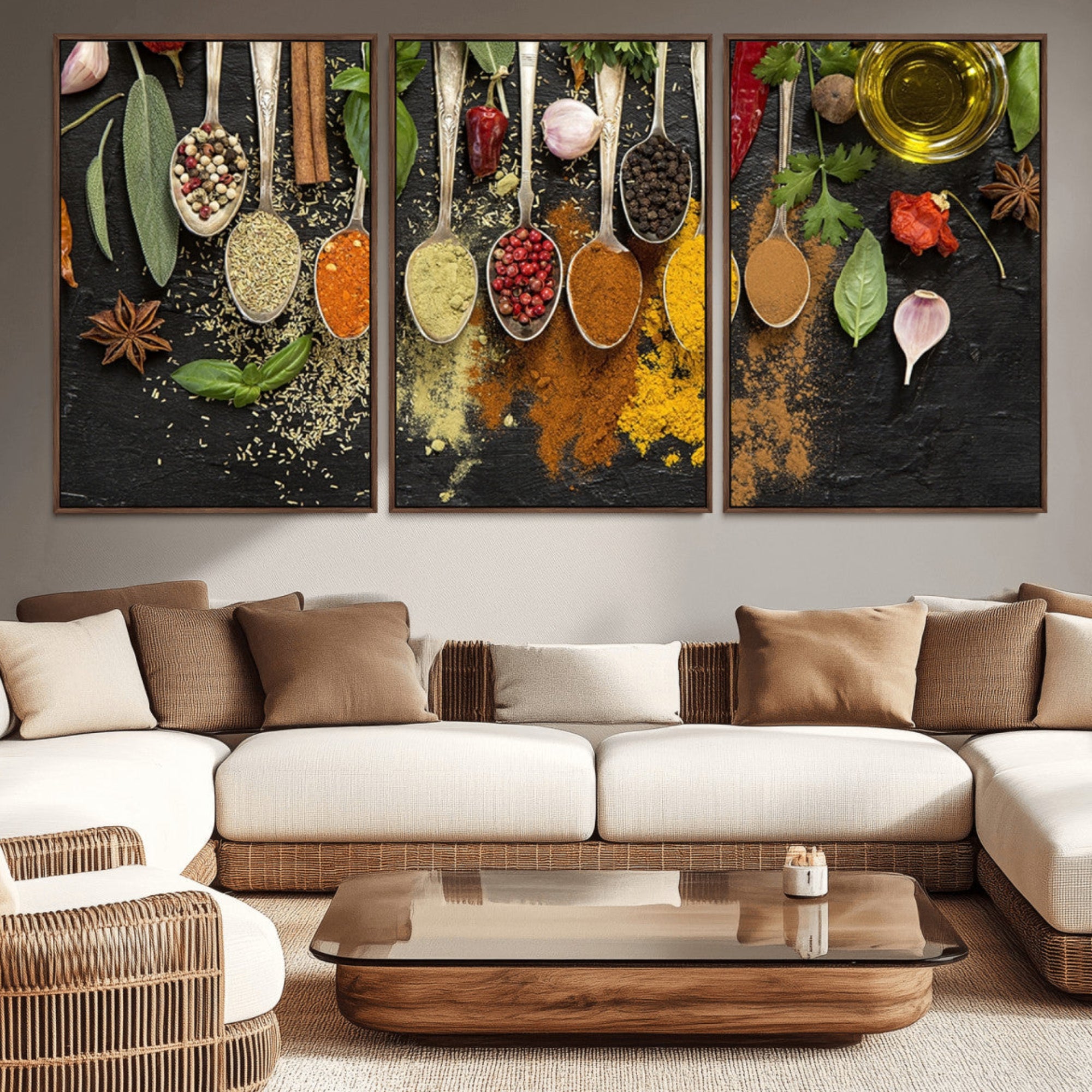 60472-MGV-CV-36X24-Kitchen Spice Wall Art Canvas Print