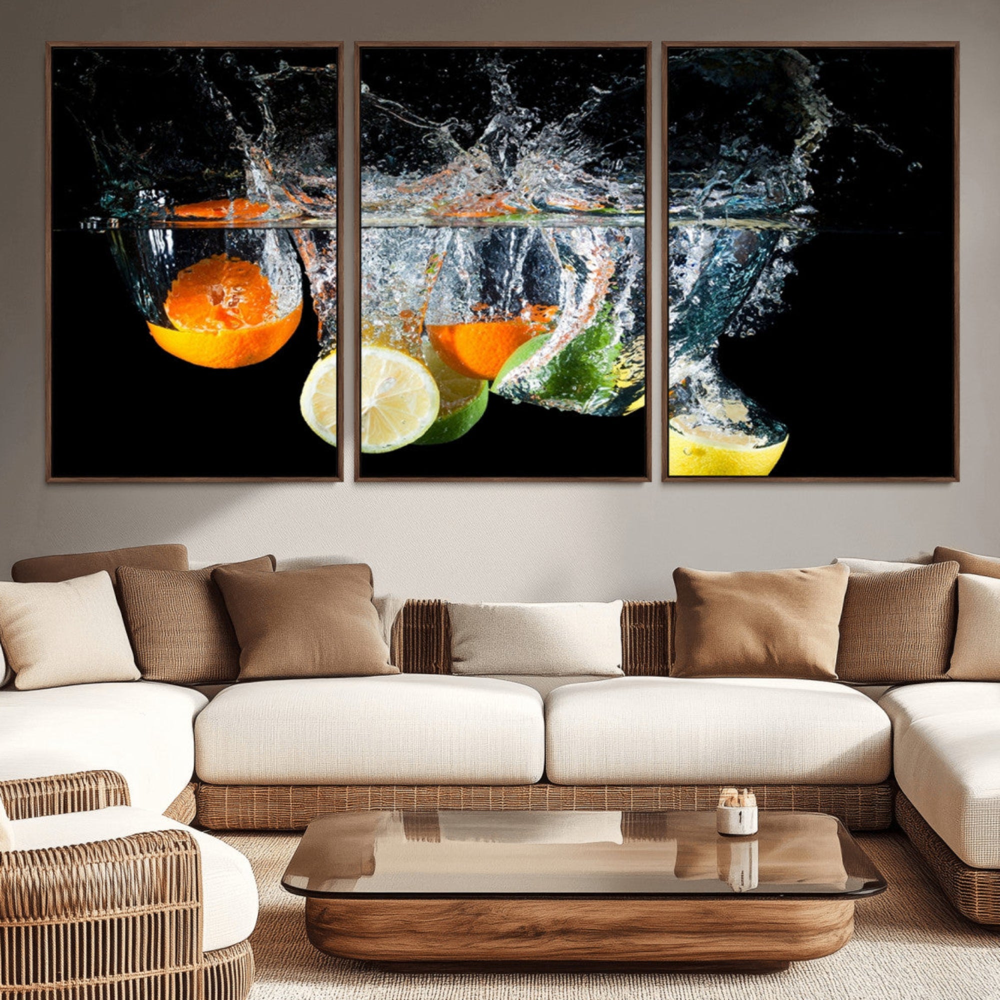 58366-MGV-CV-36X24-Kitchen Wall Art, Kitchen Fruits Art Canvas Print