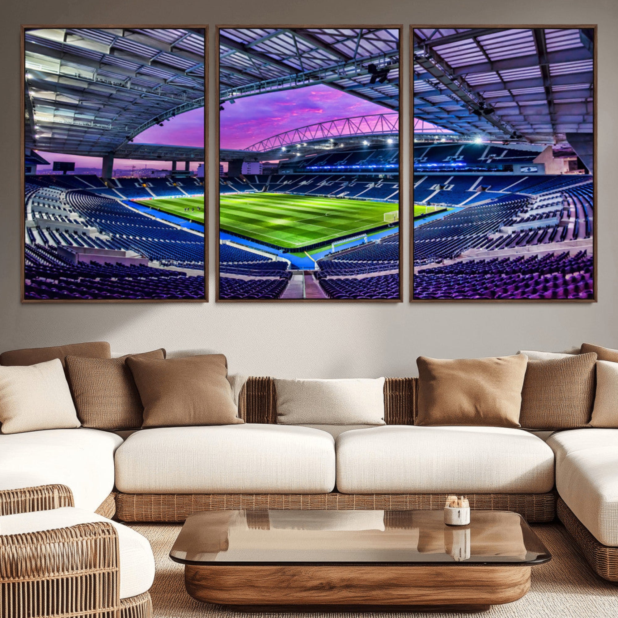 10851-MGV-CV-36X24-FC Porto Soccer Team Print Canvas- Dragon Stadium Wall Art Canvas Print