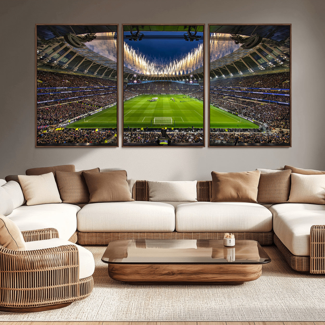 -Tottenham Hotspur Football Team Print - London Tottenham Hotspur Stadium Wall Art Canvas Print