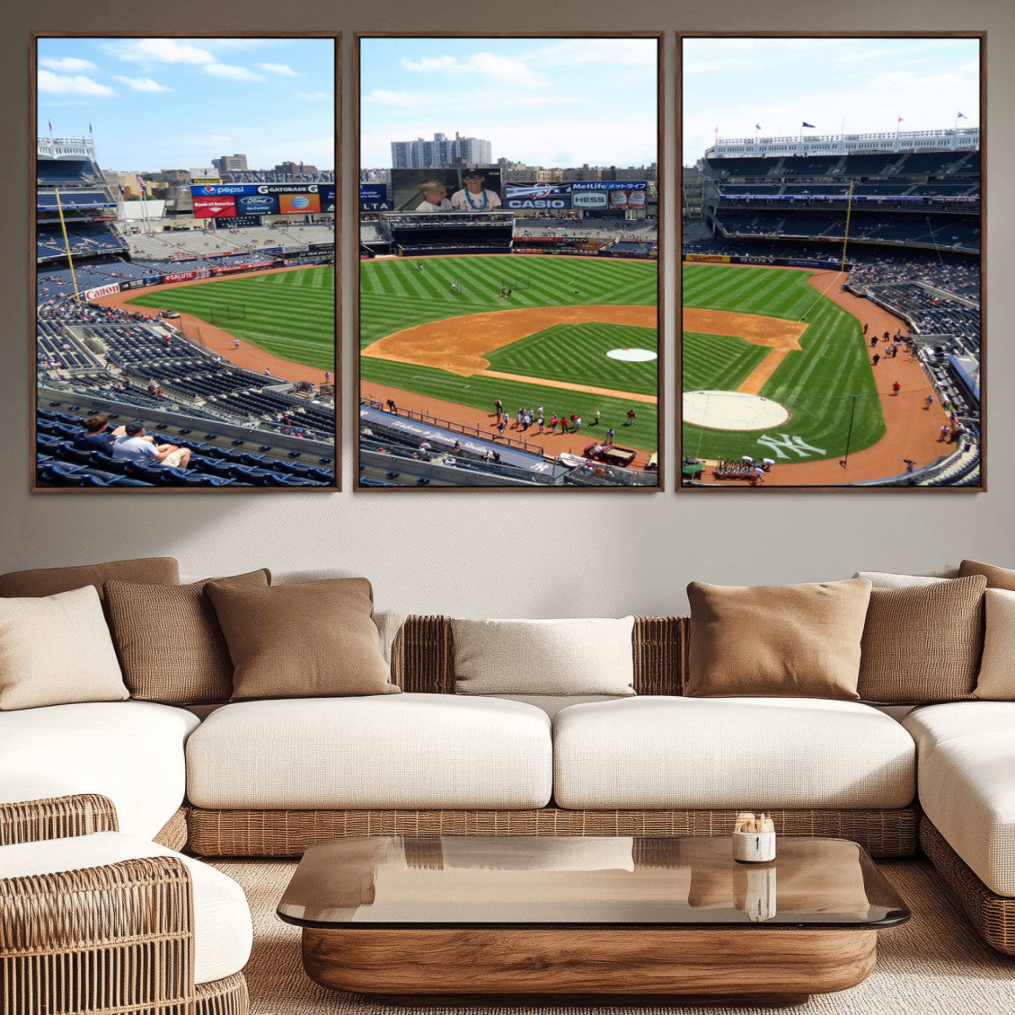 98047-MGV-CV-36X24-Buffalo Bills Stadium Wall Art - Buffalo Bills Decor- NFL Fans Gift, Perfect Sports Decor for Living