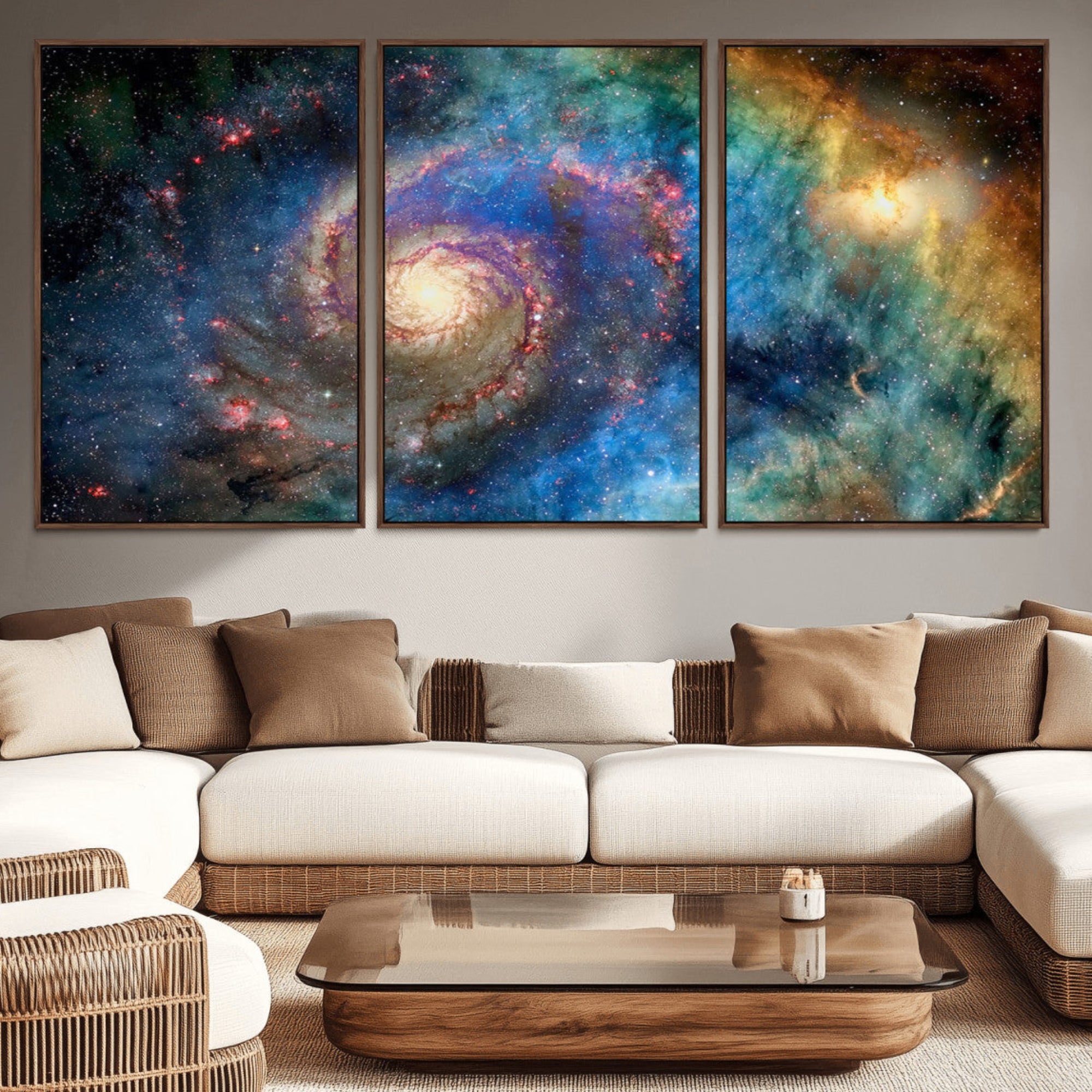 63487-MGV-CV-36X24-Spiral Galaxy Wall Art Canvas Print