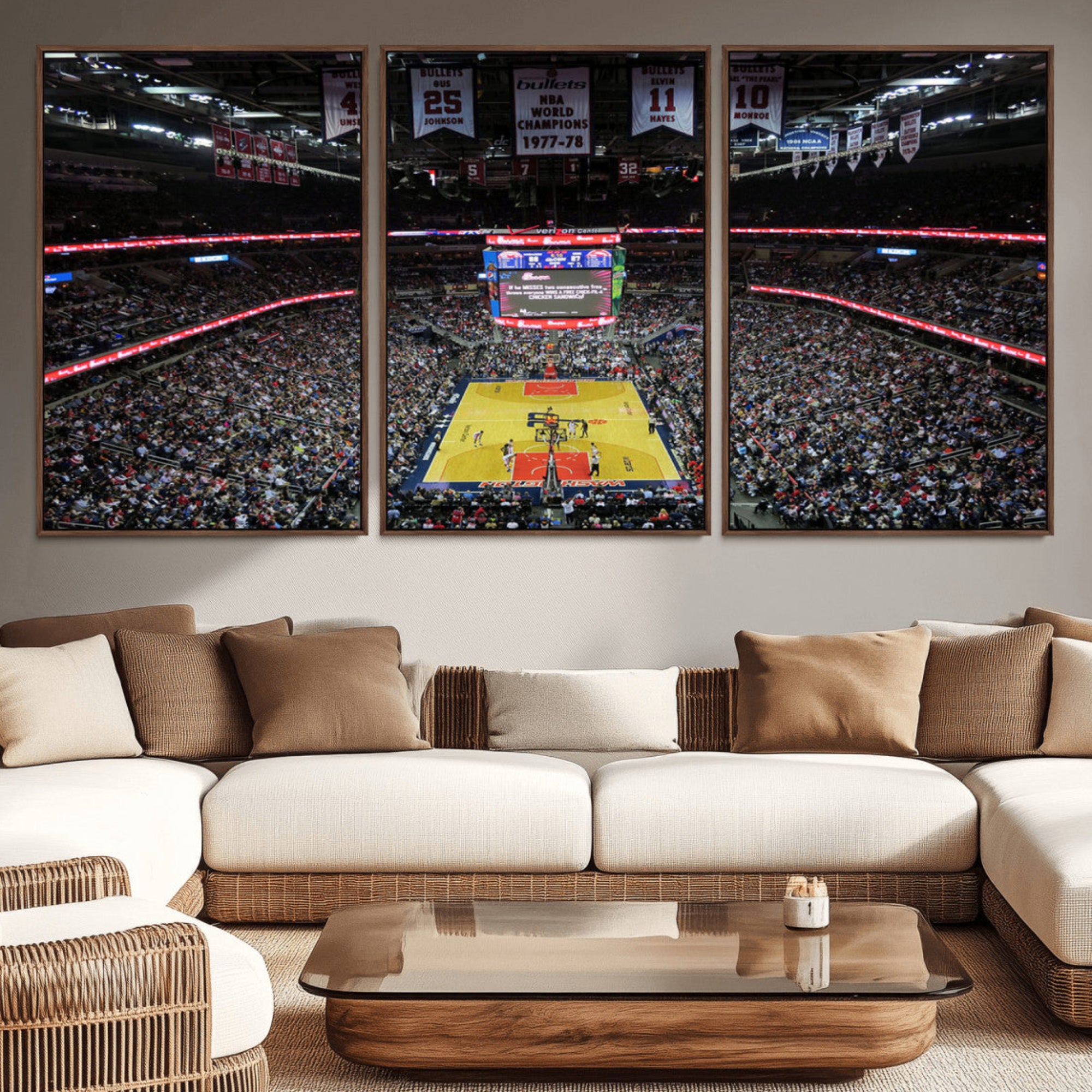 94423-MGV-CV-36X24-Capital One Arena Stadium Wall Art | Canvas Print | Ready to Hang | Washington D.C. Sports Decor