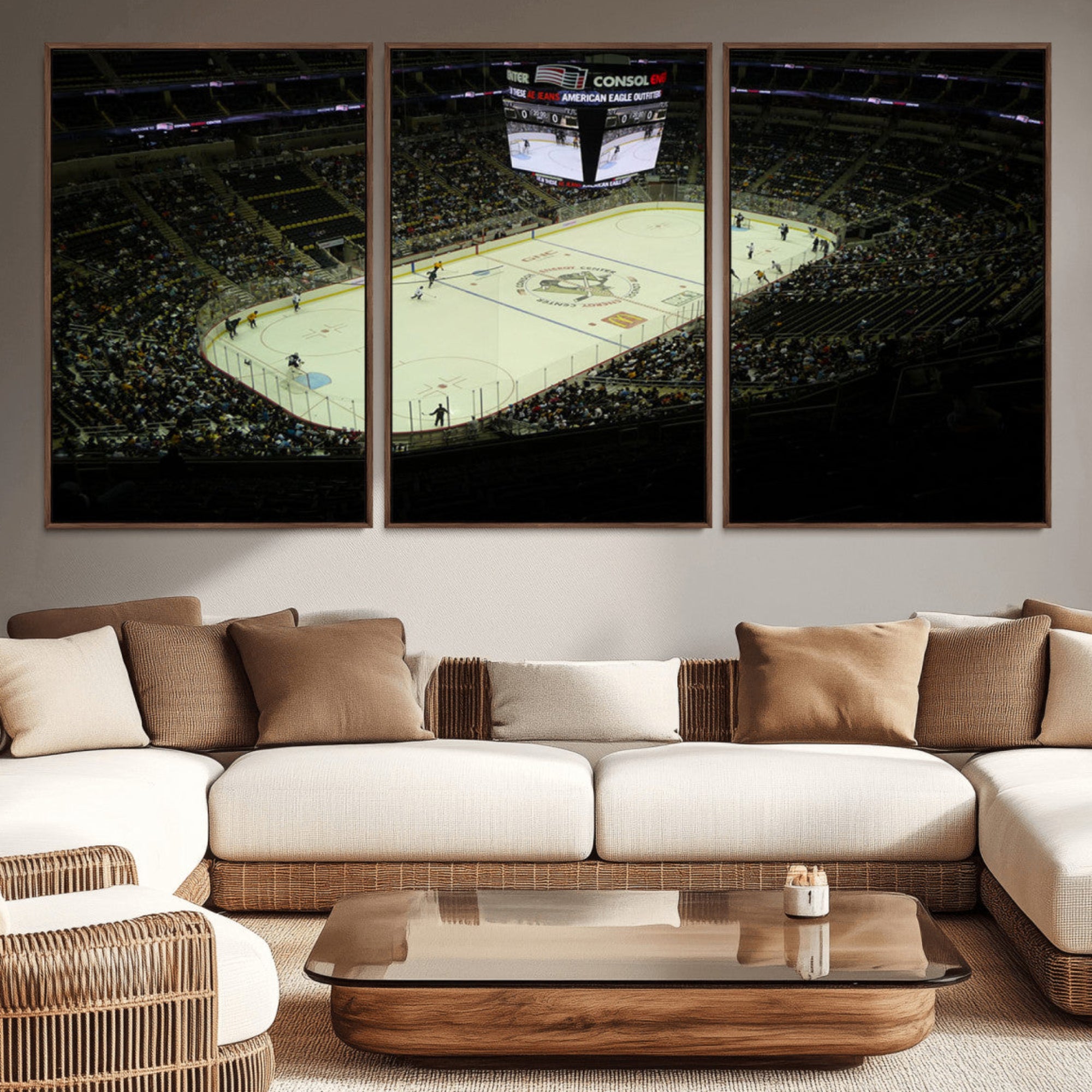 52168-MGV-CV-36X24-PPG Paints Arena Pennsylvania Pittsburgh Penguins Hockey Stadium Canvas, Pennsylvania Pittsburgh