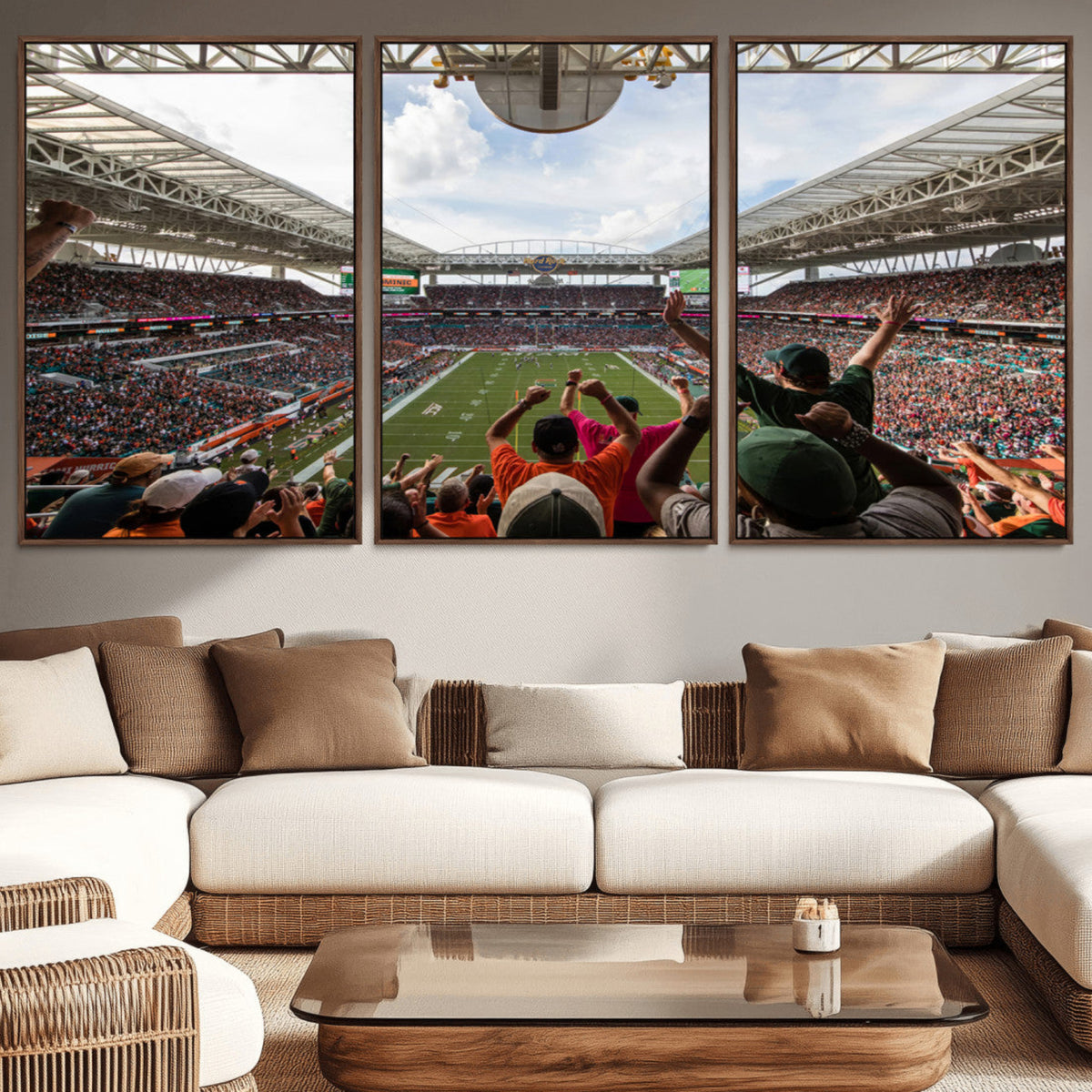 Miami Hurricanes Football Team Wall Art Print Miami Hard Rock — free download