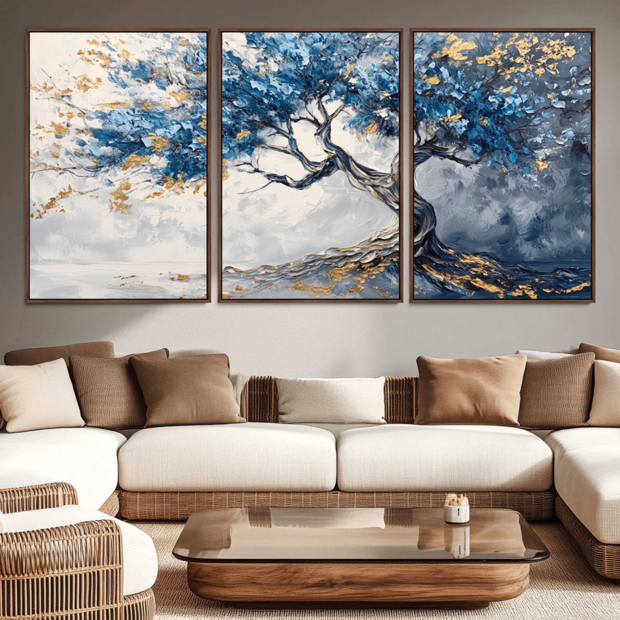 10259-MGV-CV-36X24-Abstract Tree Painting Canvas Wall Art | Tree of Life Painting Wall Art Canvas Print