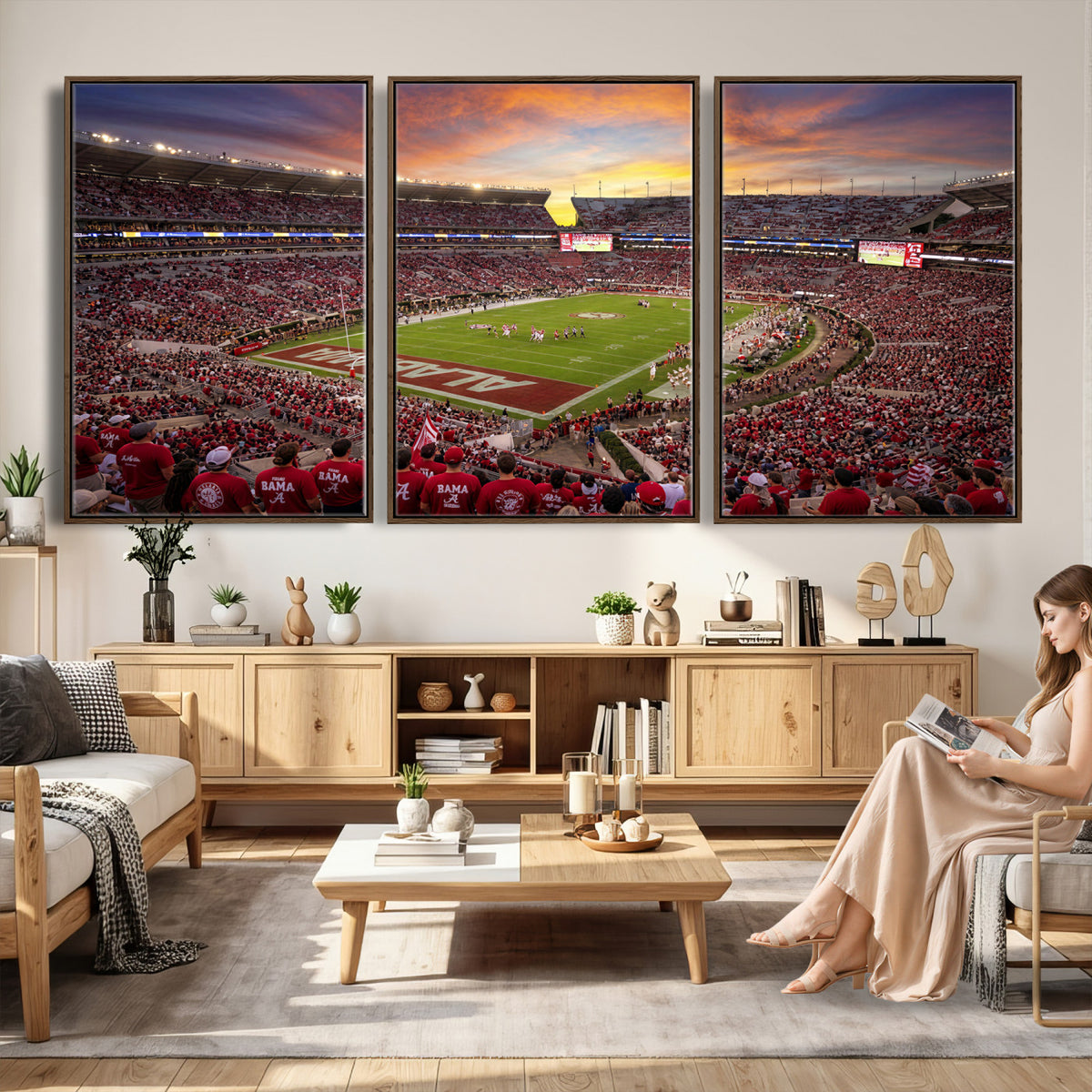 41995919-MGV-CV-36X24 - Stadium Wall Art Canvas Print