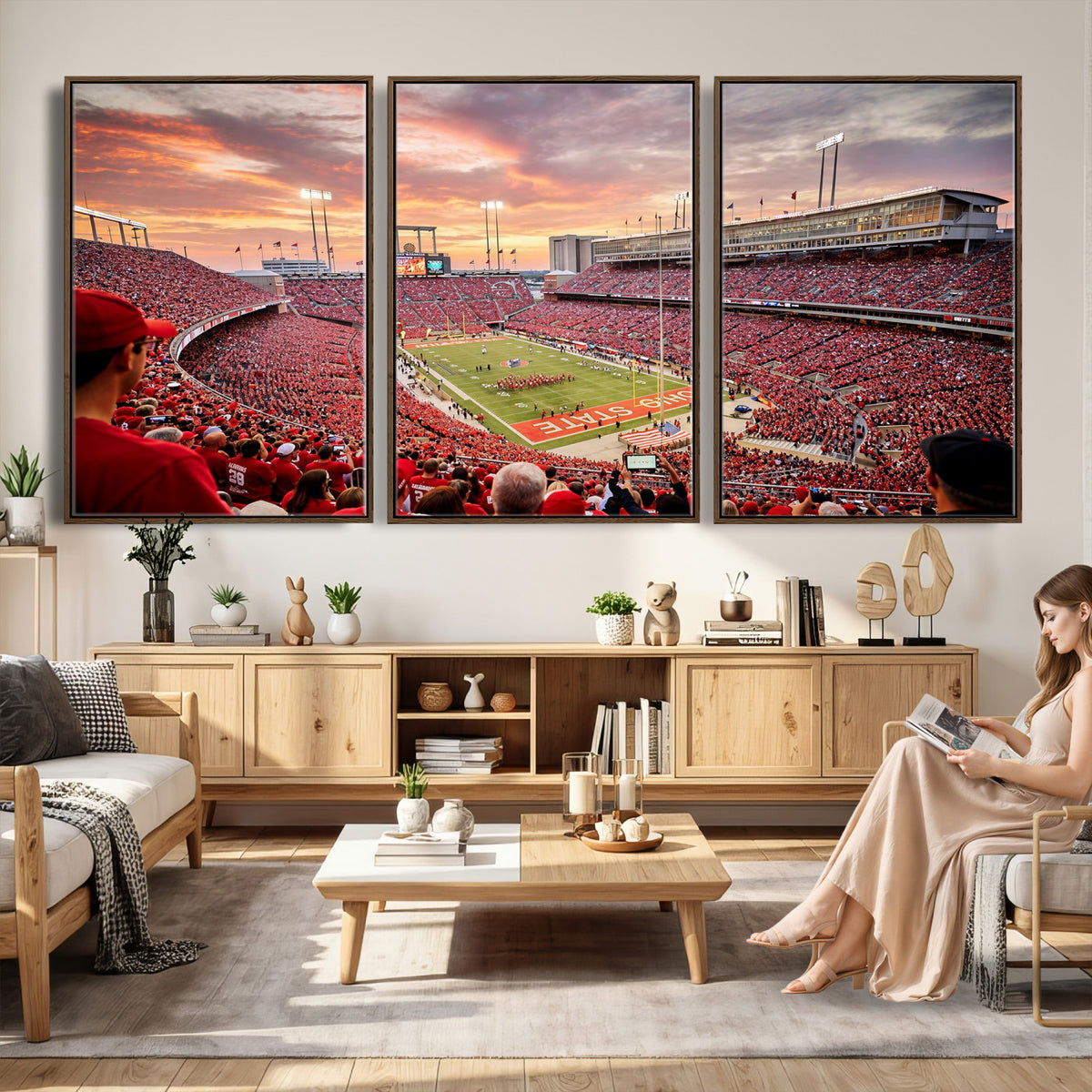 94754966-MGV-CV-36X24 - Stadium Wall Art Canvas Print