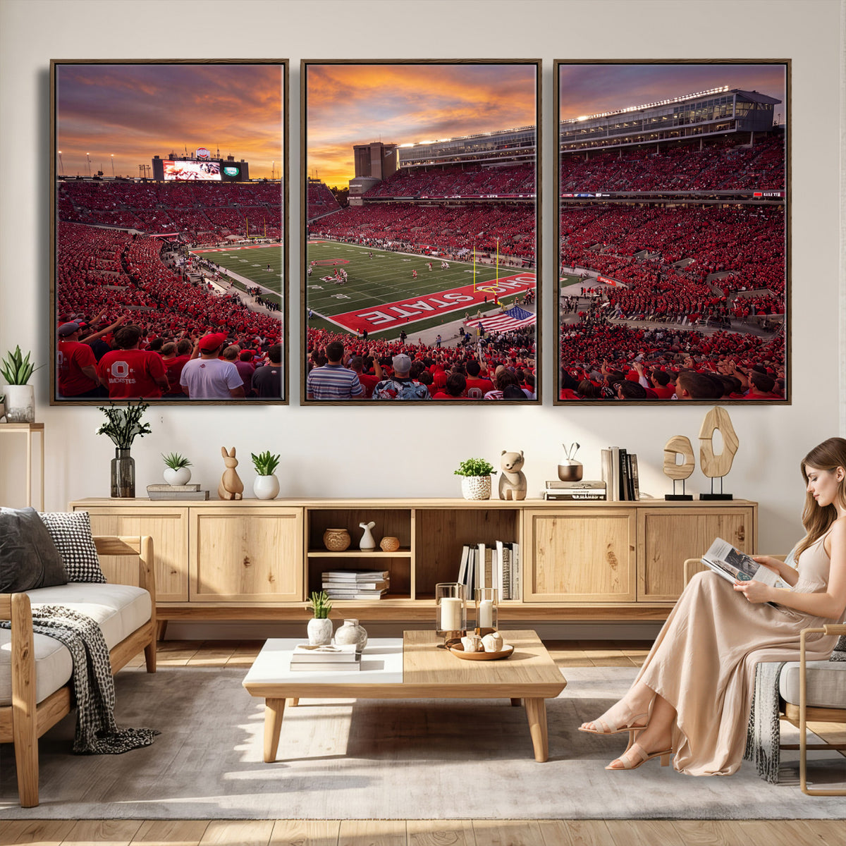 36125328-MGV-CV-36X24 - Stadium Wall Art Canvas Print
