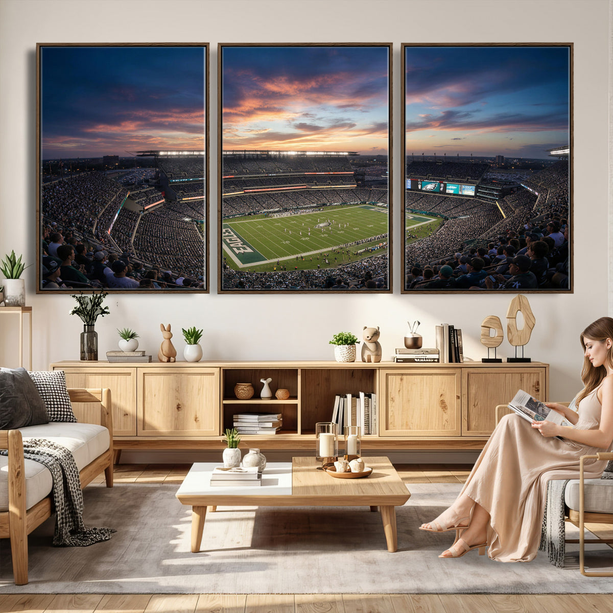 59208973-MGV-CV-36X24 - Stadium Wall Art Canvas Print