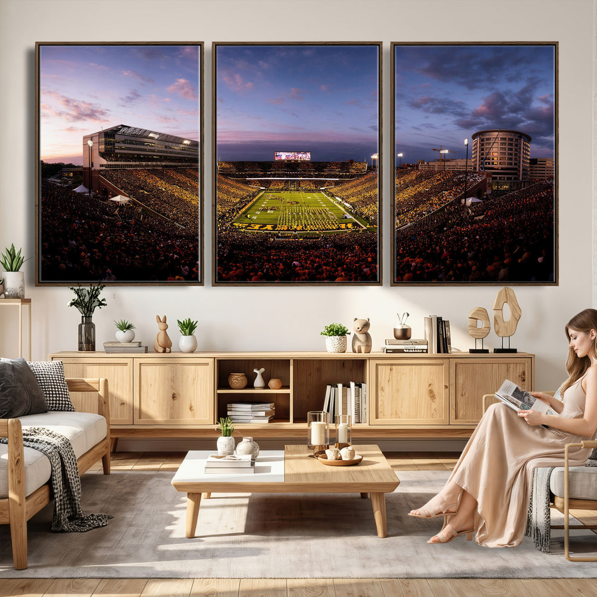 49683861-MGV-CV-36X24 - Stadium Wall Art Canvas Print