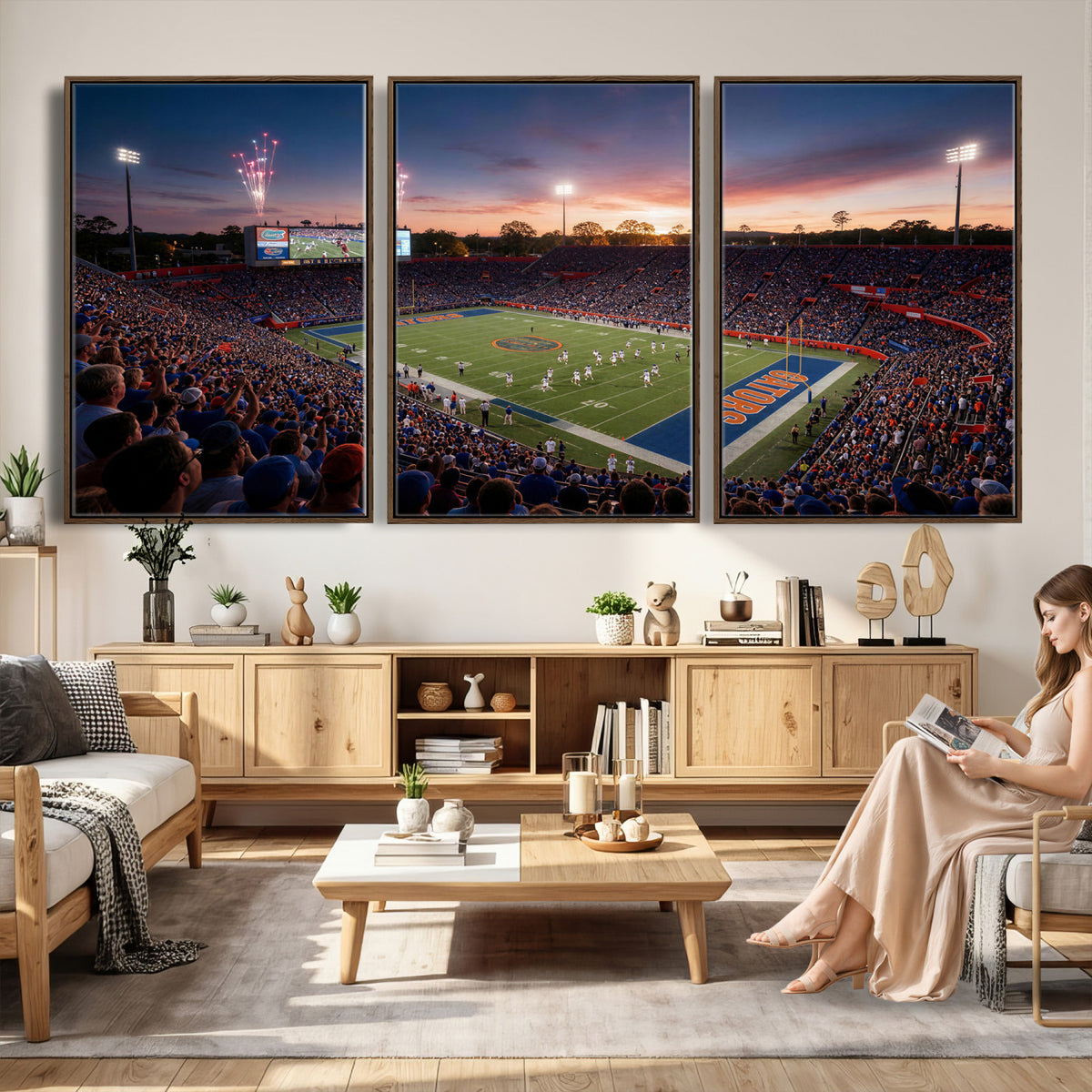 42817292-MGV-CV-36X24 - Stadium Wall Art Canvas Print