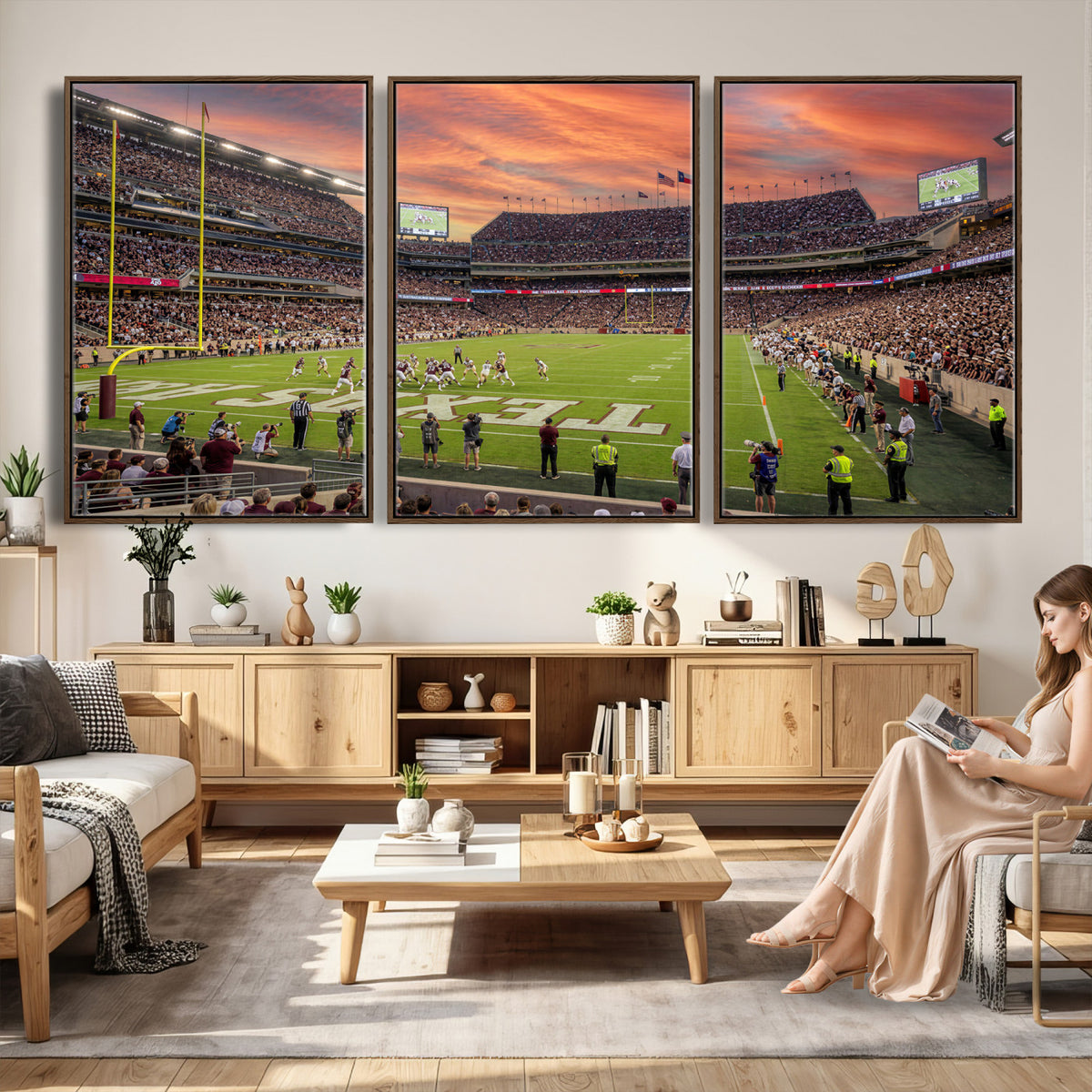 80055809-MGV-CV-36X24 - Stadium Wall Art Canvas Print
