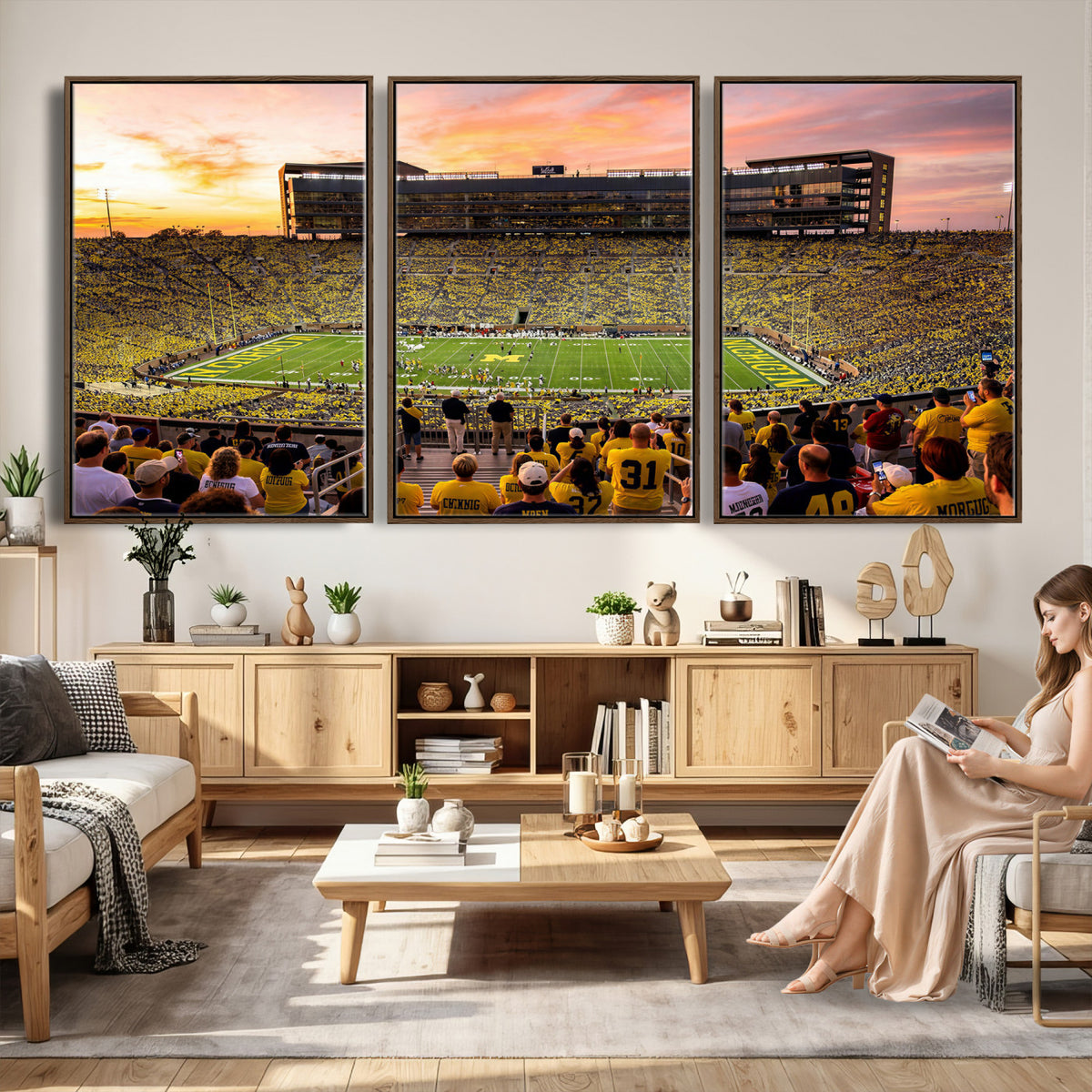 27265223-MGV-CV-36X24 - Stadium Wall Art Canvas Print