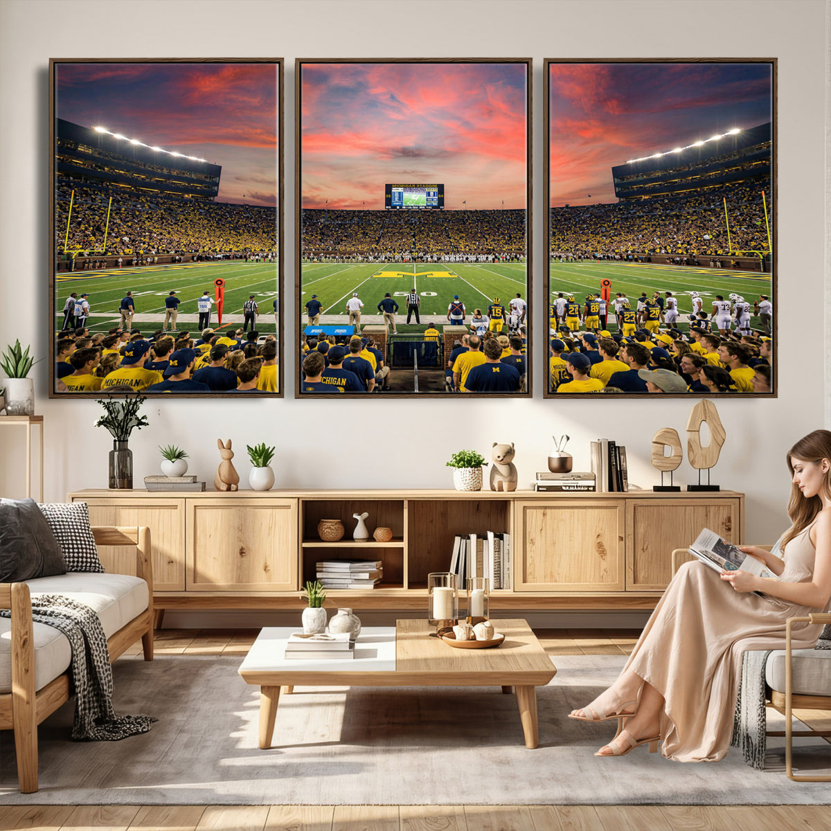 47185949-MGV-CV-36X24 - Stadium Wall Art Canvas Print