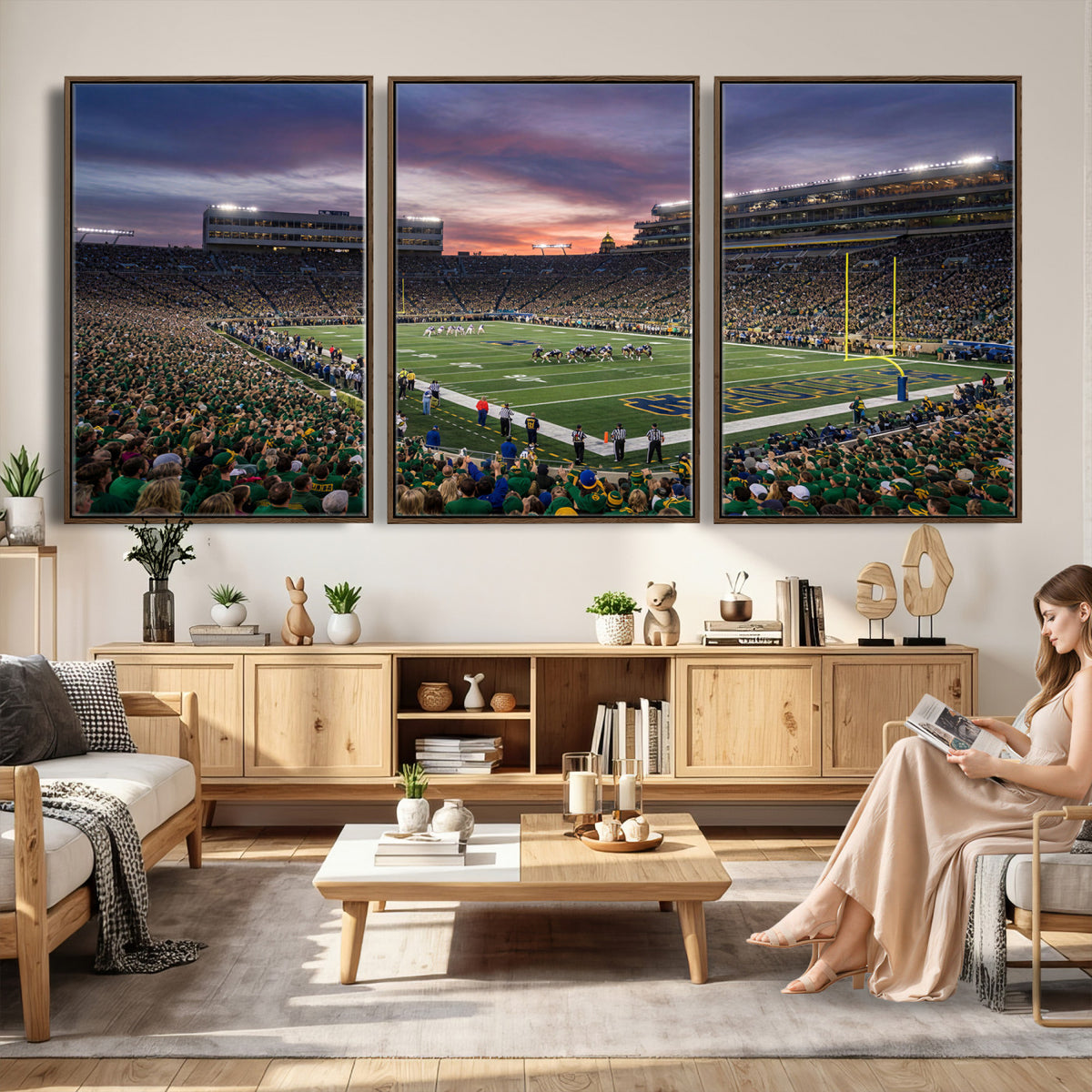 34836892-MGV-CV-36X24 - Stadium Wall Art Canvas Print