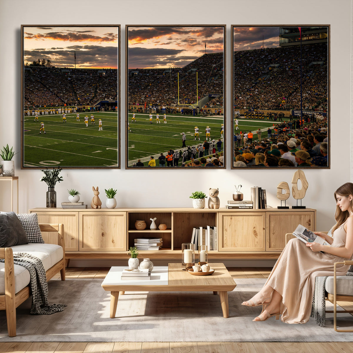 17703678-MGV-CV-36X24 - Stadium Wall Art Canvas Print