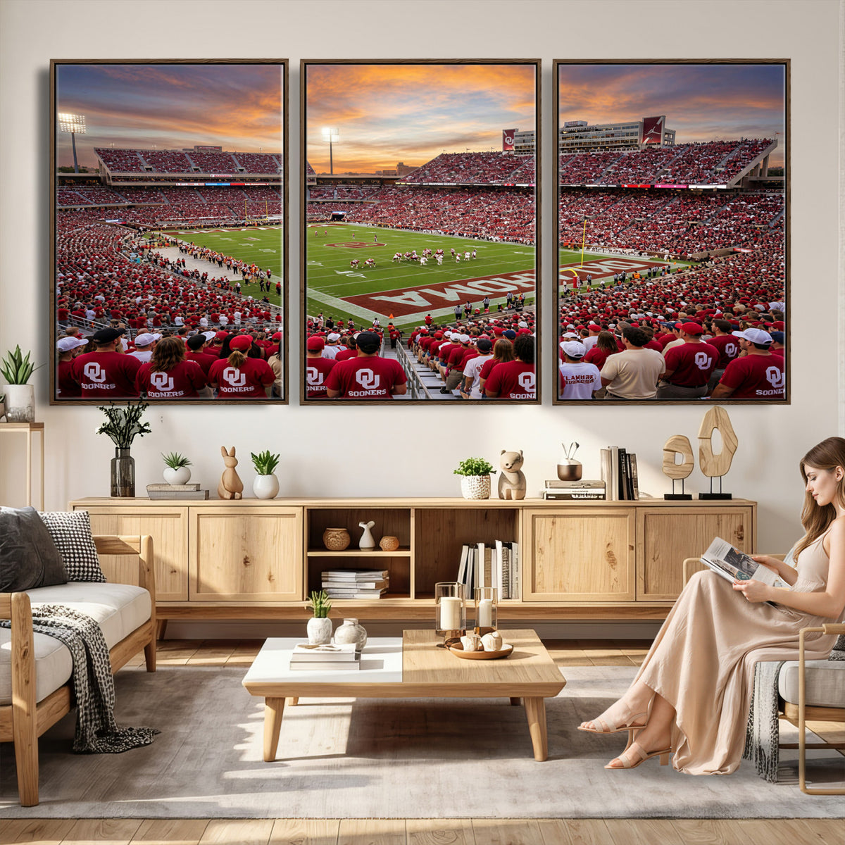92718741-MGV-CV-36X24 - Stadium Wall Art Canvas Print
