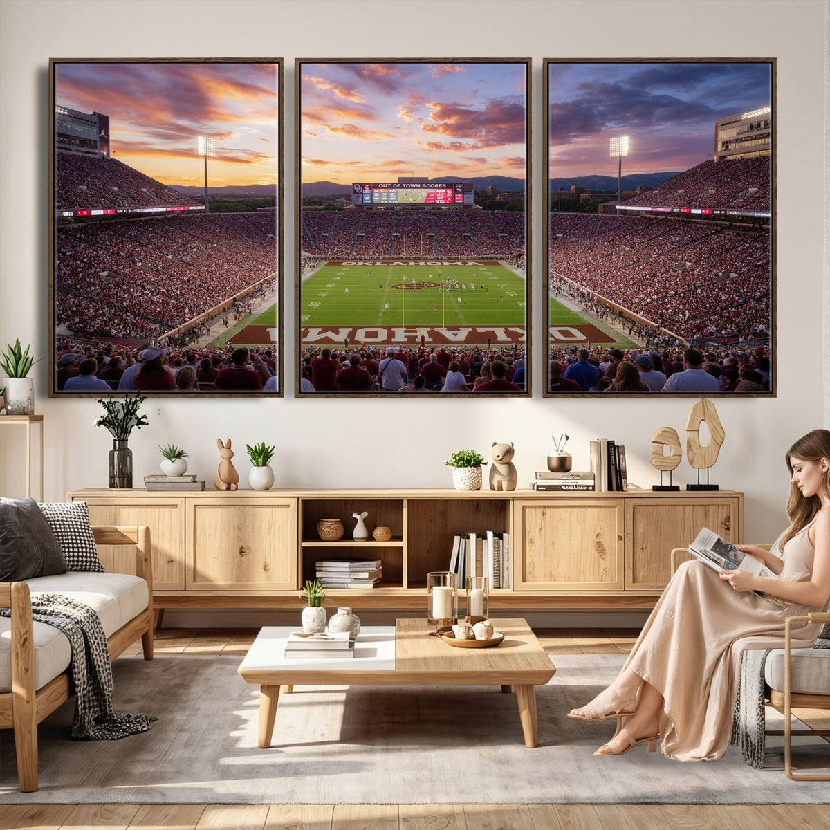 18509931-MGV-CV-36X24 - Stadium Wall Art Canvas Print
