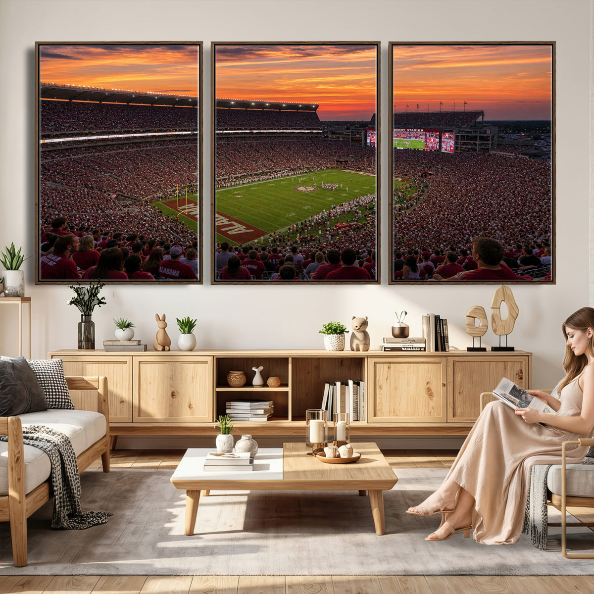 91782096-MGV-CV-36X24 - Stadium Wall Art Canvas Print