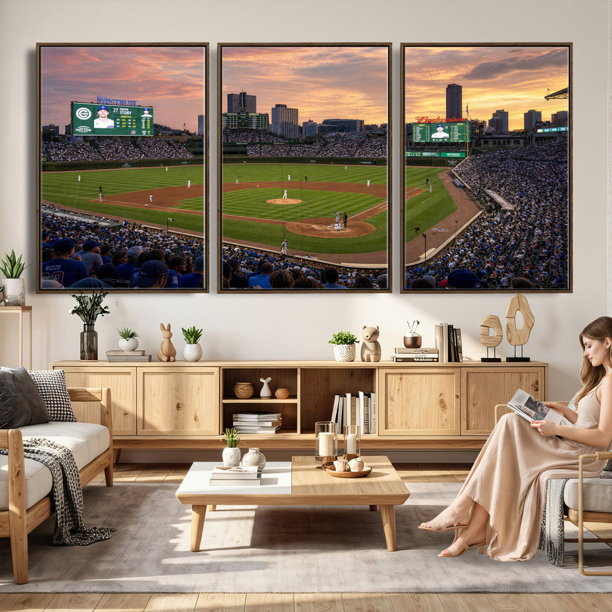 41641466-MGV-CV-36X24 - Stadium Wall Art Canvas Print