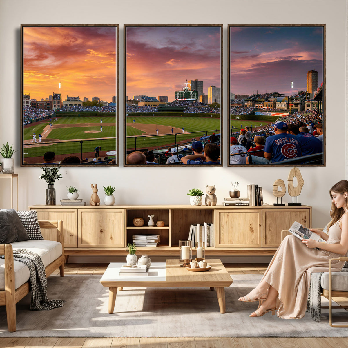 94073020-MGV-CV-36X24 - Stadium Wall Art Canvas Print