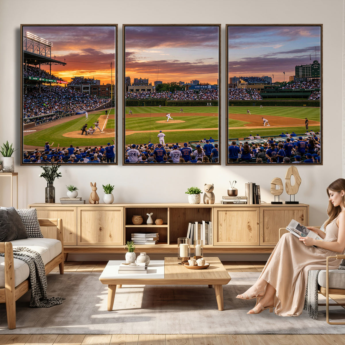 71103551-MGV-CV-36X24 - Stadium Wall Art Canvas Print