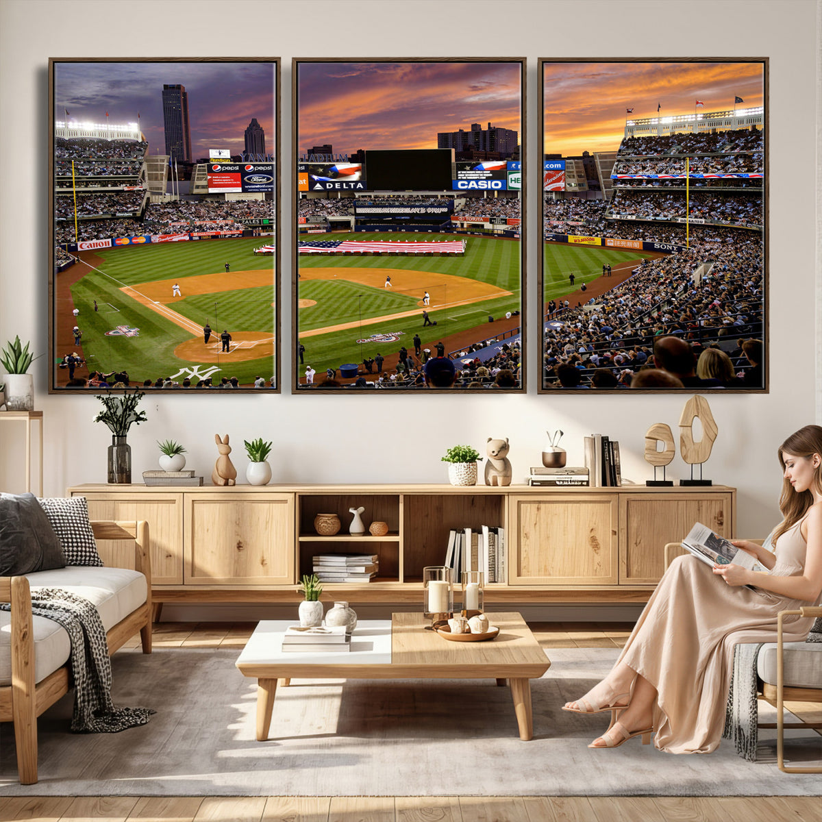 39000124-MGV-CV-36X24 - Stadium Wall Art Canvas Print