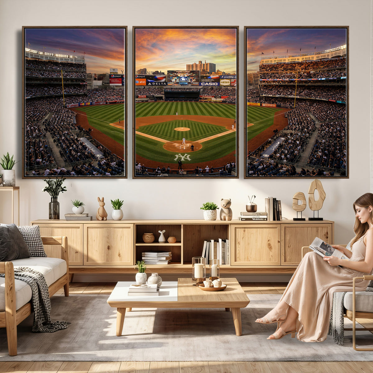 71157927-MGV-CV-36X24 - Stadium Wall Art Canvas Print