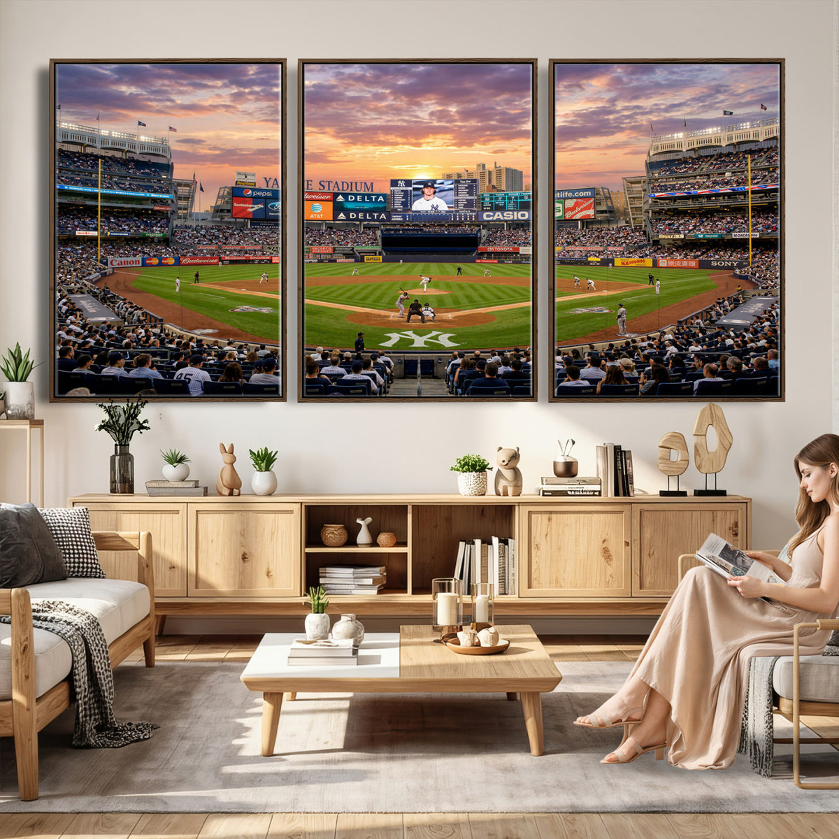 26297292-MGV-CV-36X24 - Stadium Wall Art Canvas Print