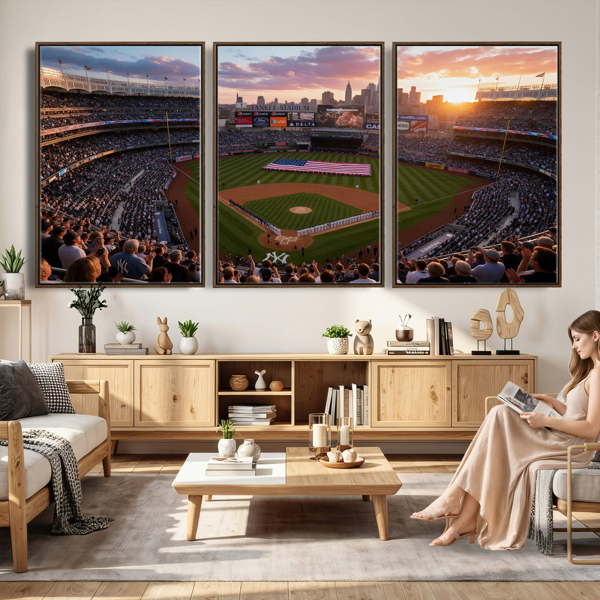 43632742-MGV-CV-36X24 - Stadium Wall Art Canvas Print