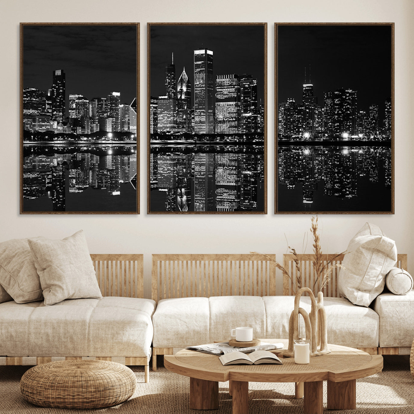 -Chicago Wall Art Canvas Print