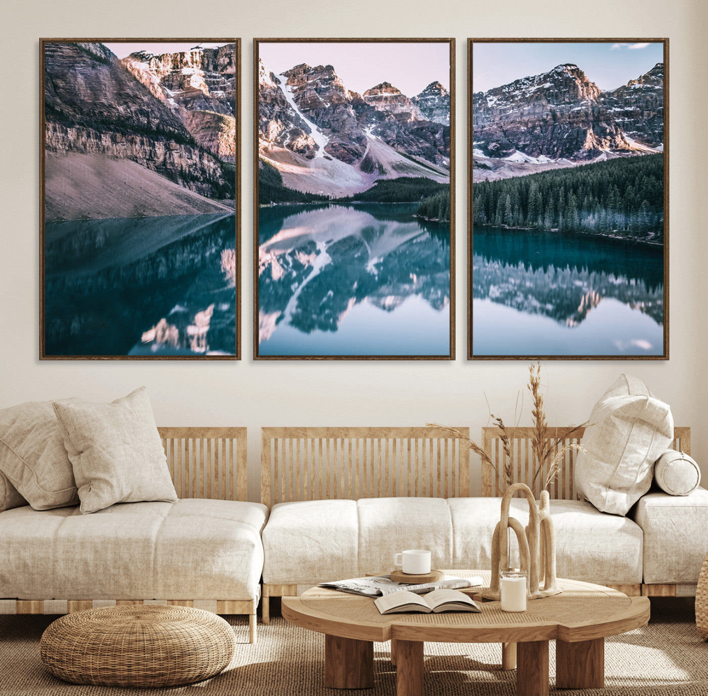 56631-MGV-FC-60X30-3P_Walnut-Banff Nal Park Wall Art Canvas Print