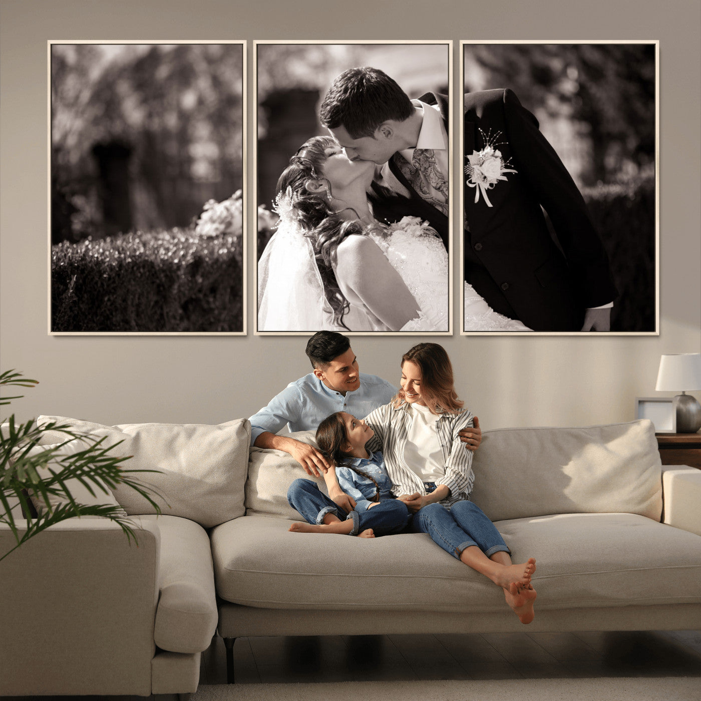 -Create Your Own Photo Canvas Print - Personalized Wall Art for Home Decor Wall Art Print, Create