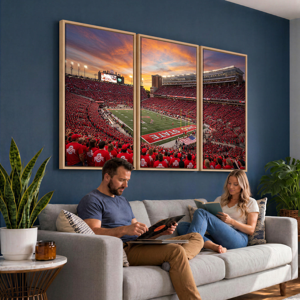 73119077-MGV-CV-36X24 - Stadium Wall Art Canvas Print