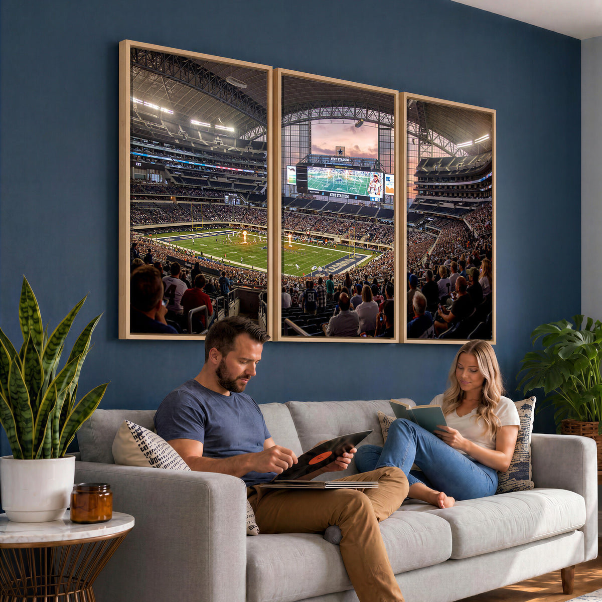 61524160-MGV-CV-36X24 - Stadium Wall Art Canvas Print