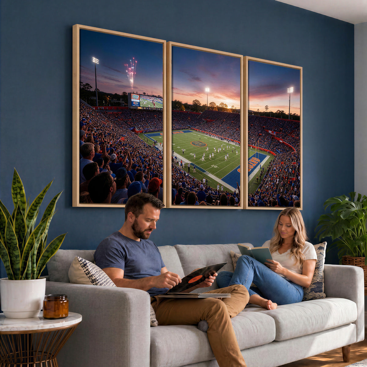 42817292-MGV-CV-36X24 - Stadium Wall Art Canvas Print