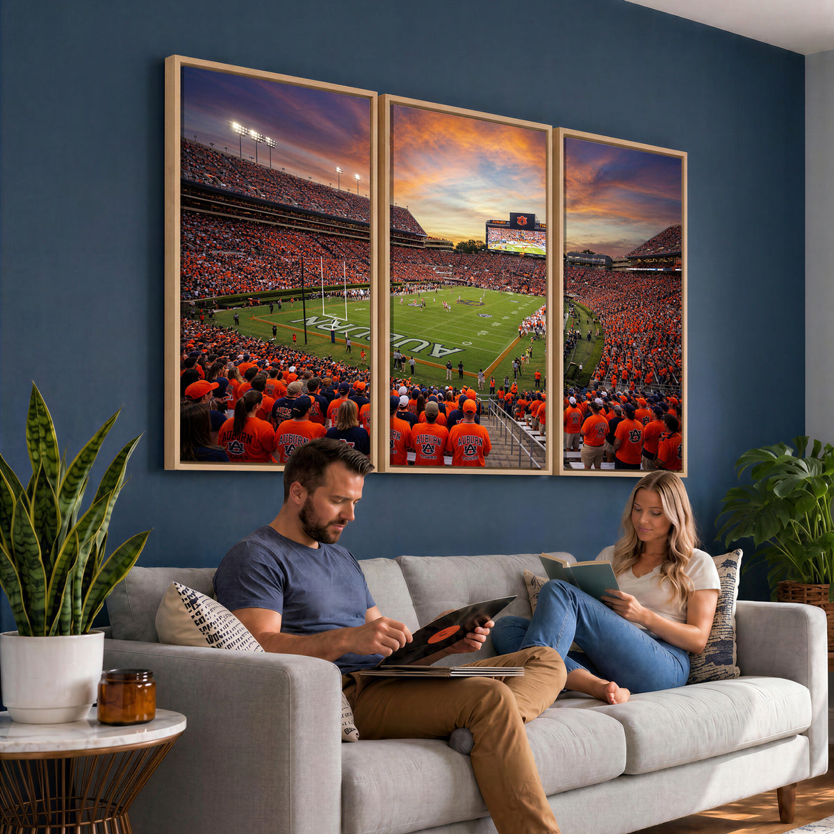 46347891-MGV-CV-36X24 - Stadium Wall Art Canvas Print
