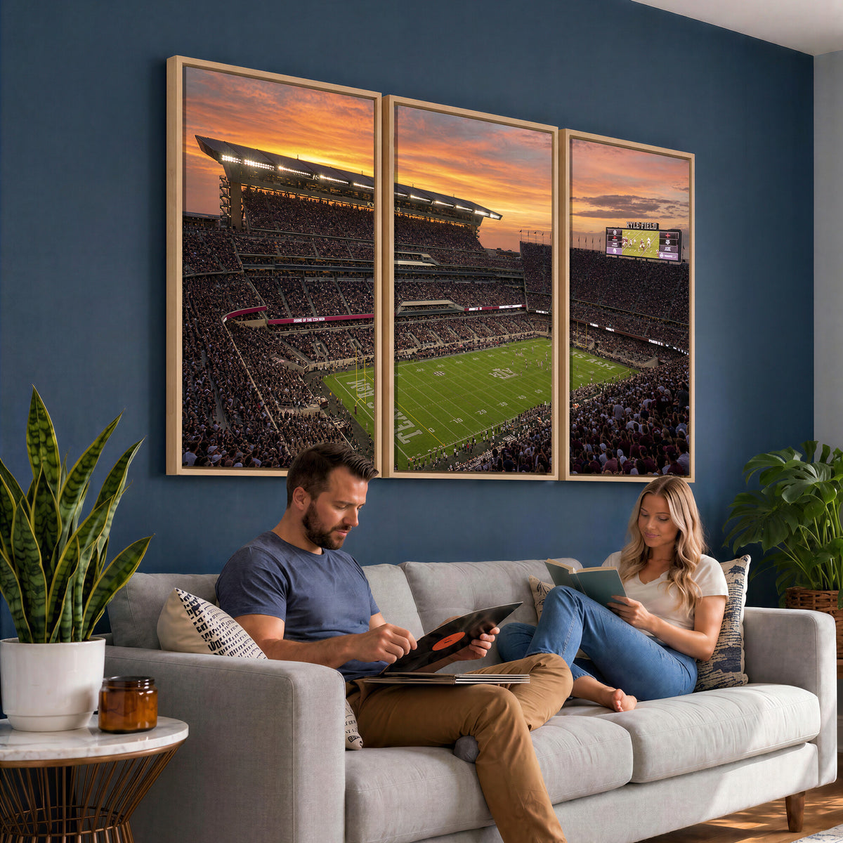 77401853-MGV-CV-36X24 - Stadium Wall Art Canvas Print