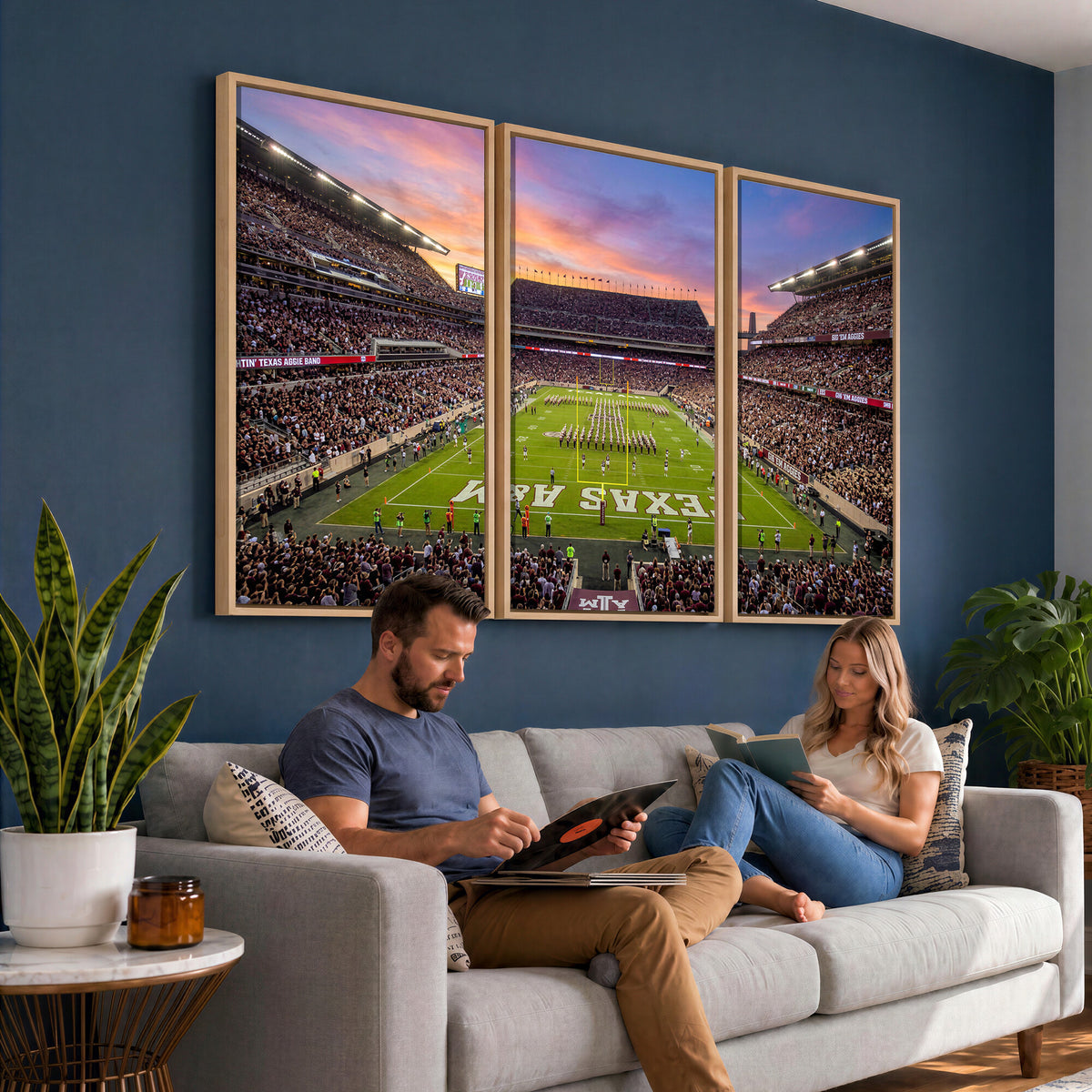 65952219-MGV-CV-36X24 - Stadium Wall Art Canvas Print