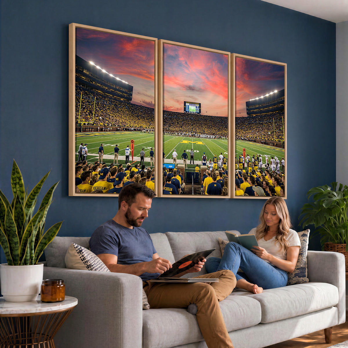 47185949-MGV-CV-36X24 - Stadium Wall Art Canvas Print