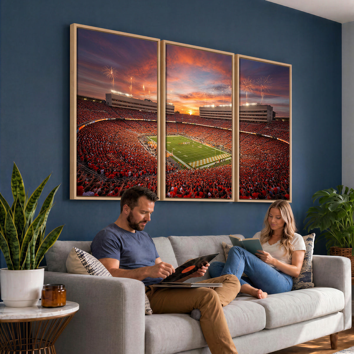 66964685-MGV-CV-36X24 - Stadium Wall Art Canvas Print